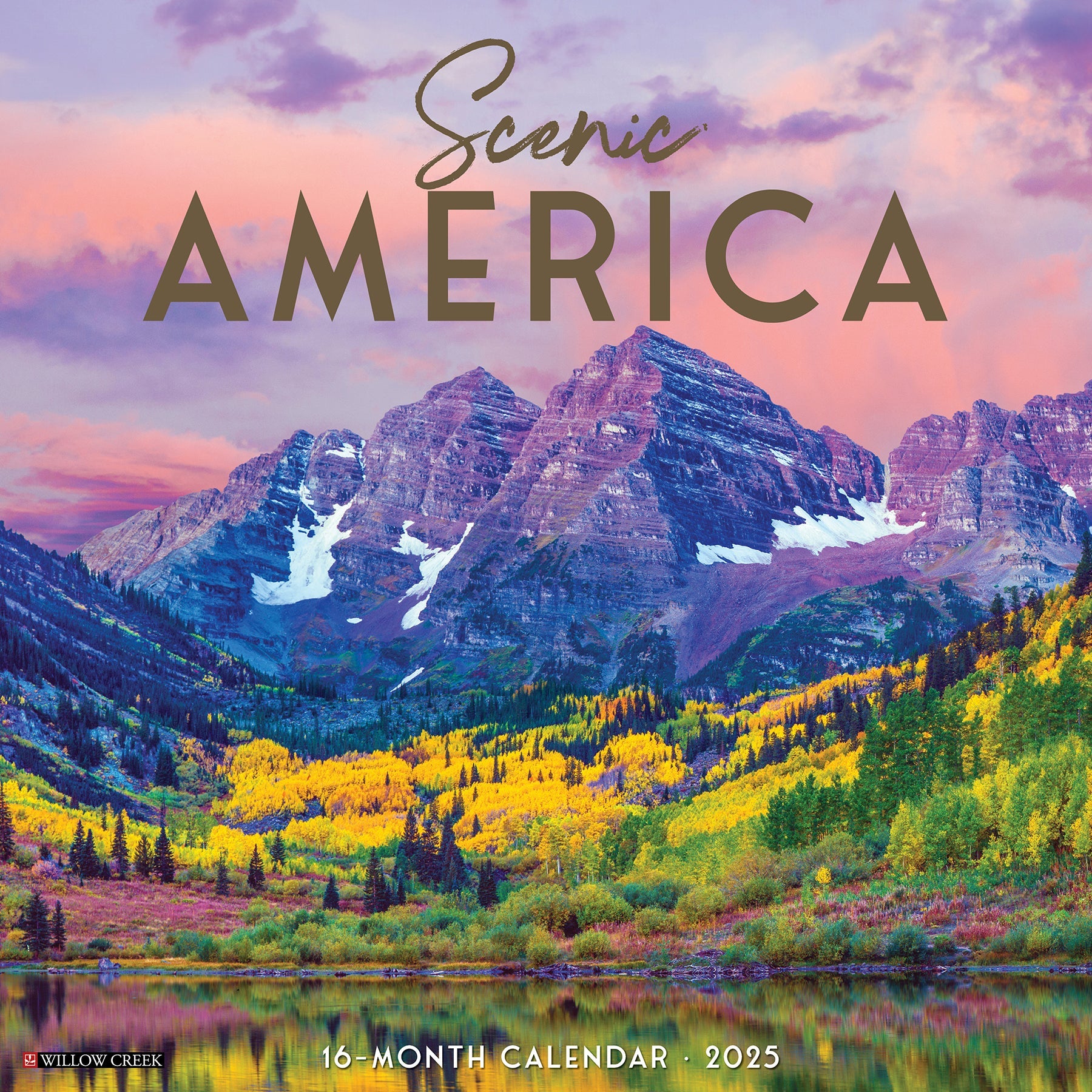 2025 Scenic America - Square Wall Calendar