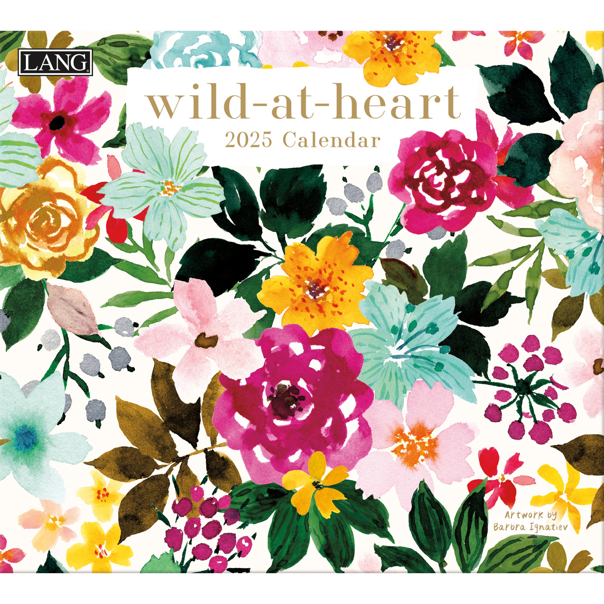 2025 Wild-At-Heart by Barbra Ignatiev - LANG Deluxe Wall Calendar