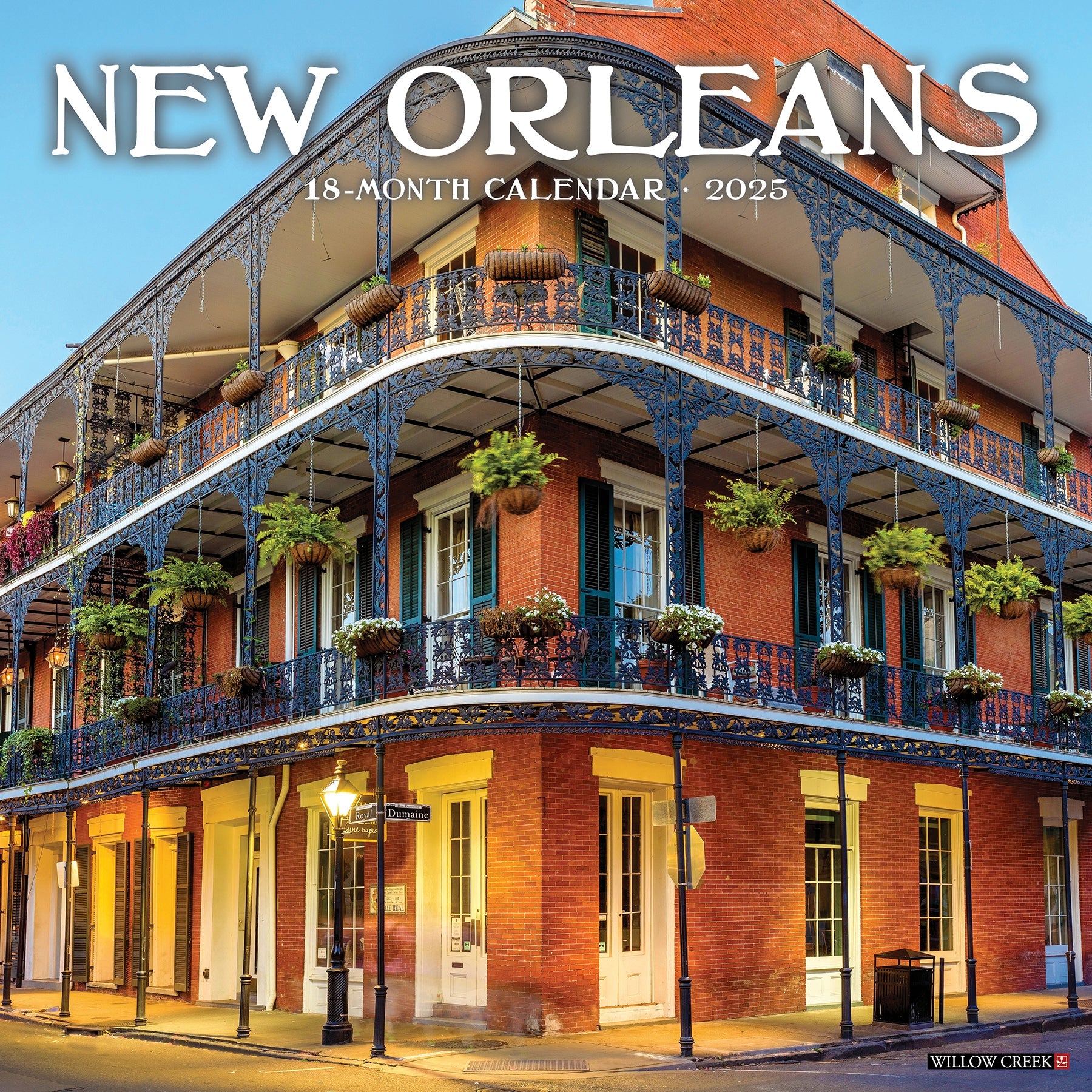 2025 New Orleans - Square Wall Calendar