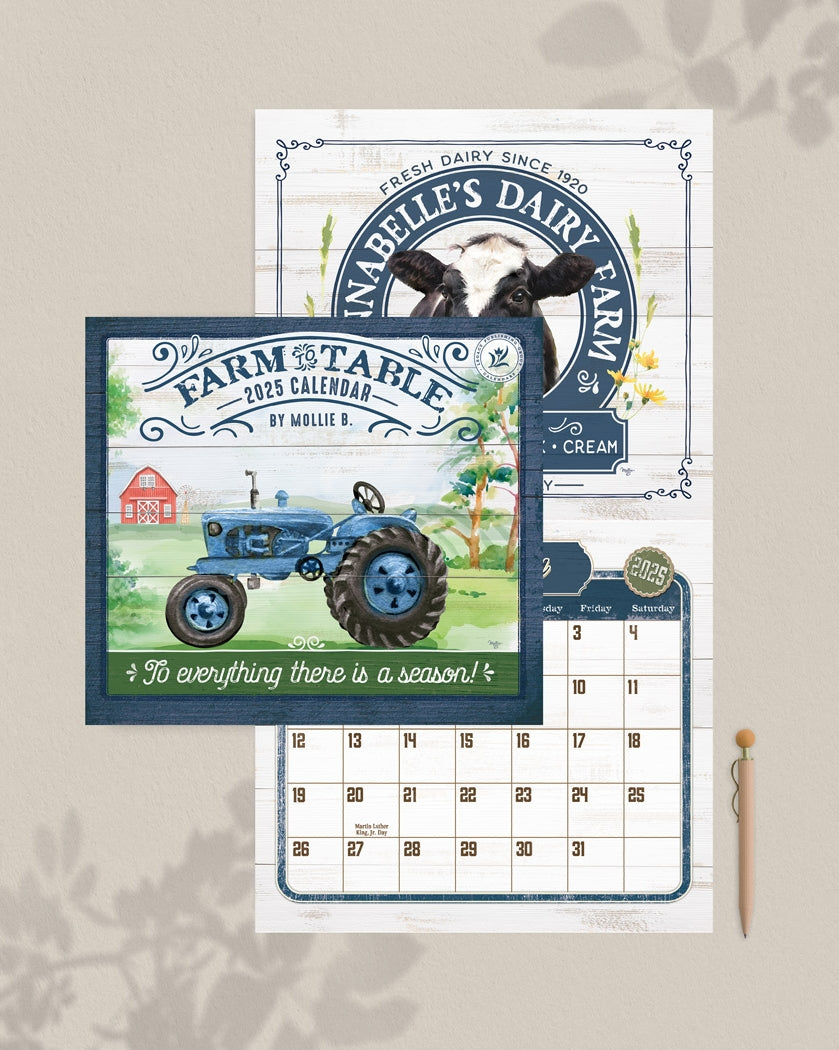 2025 Farm To Table - Legacy Deluxe Wall Calendar