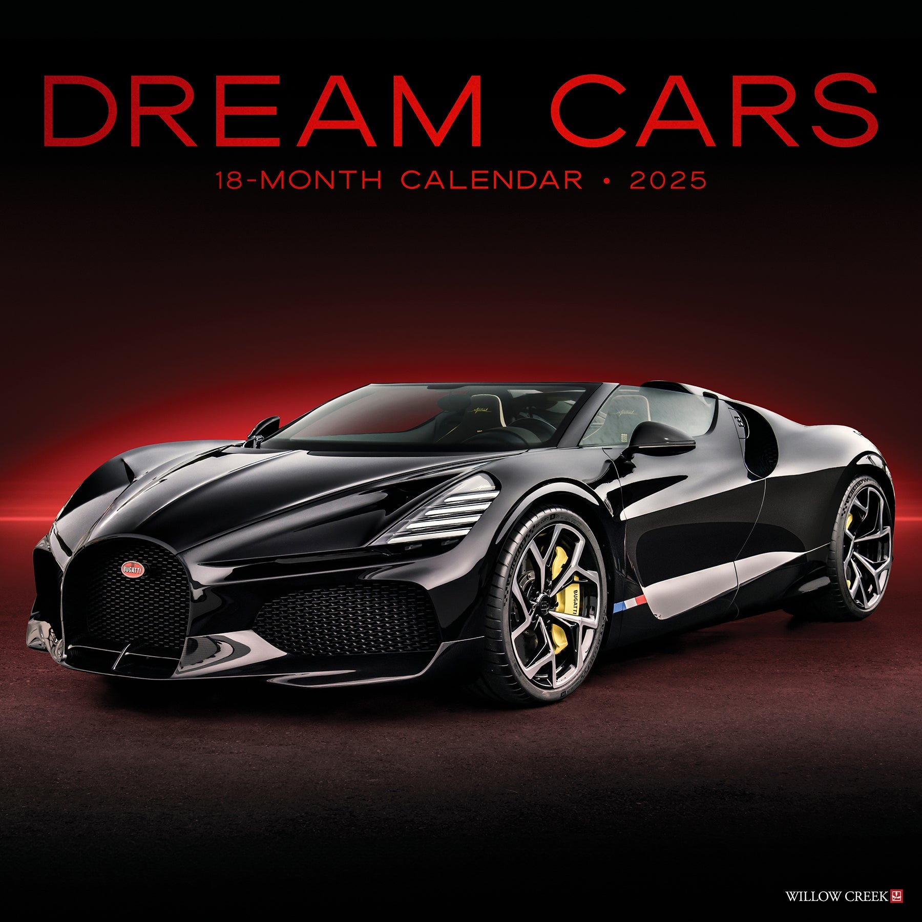 2025 Dream Cars (w/foil) - Square Wall Calendar