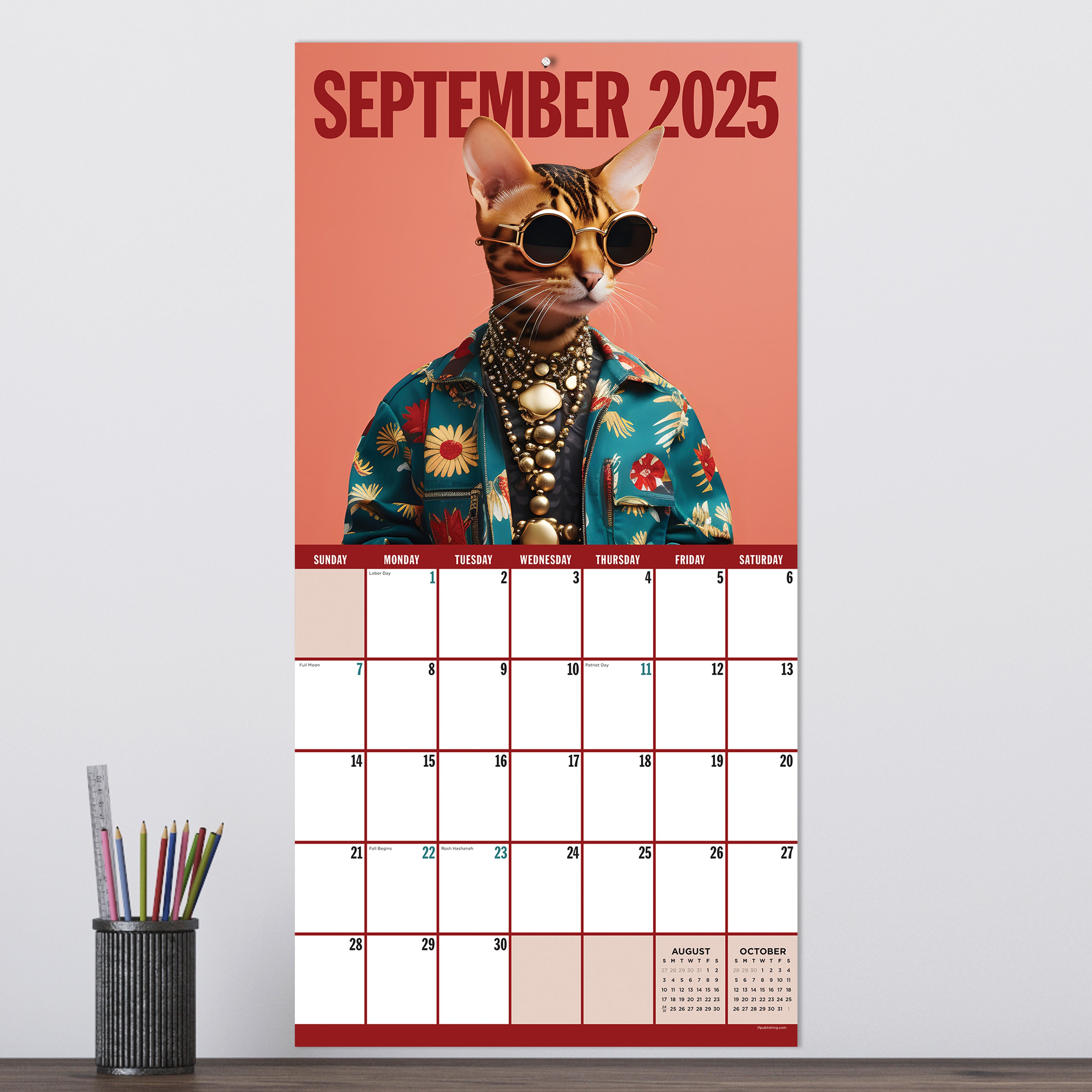 2025 Pawsmopolitan - Square Wall Calendar