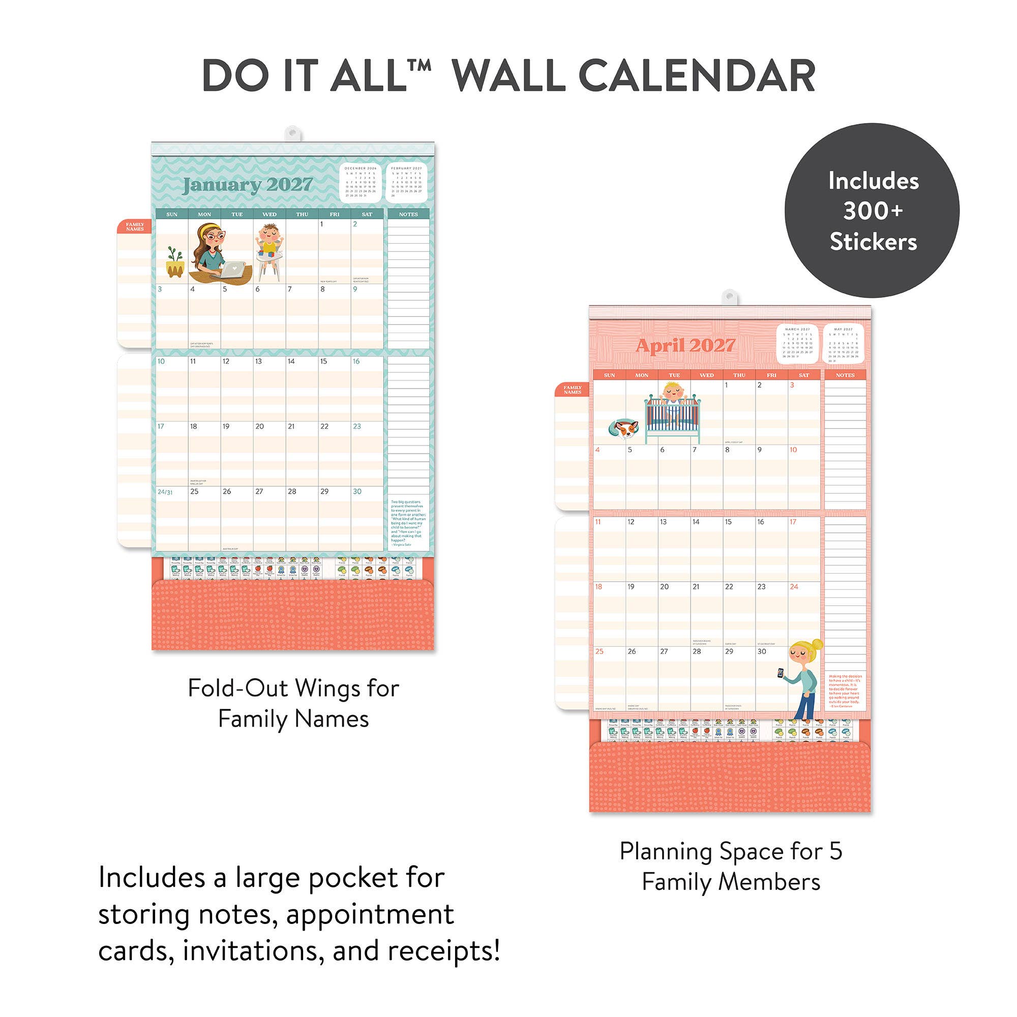 2027 Mom Do It All™ Wall Calendar