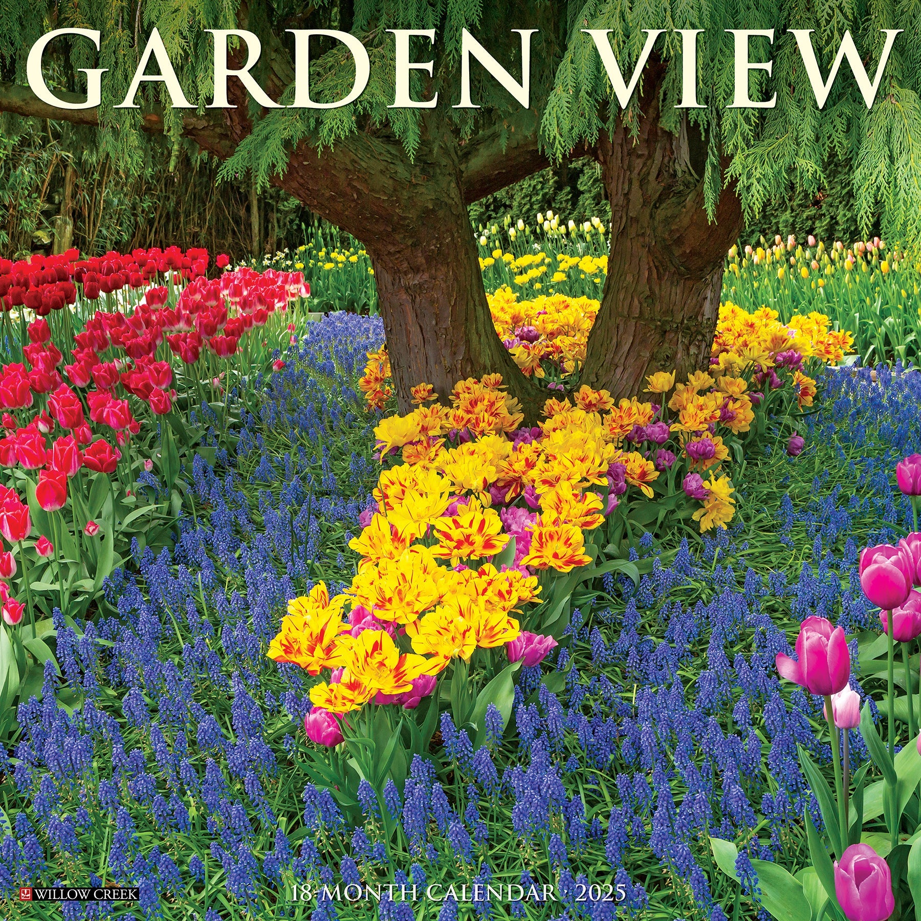 2025 Garden View - Square Wall Calendar