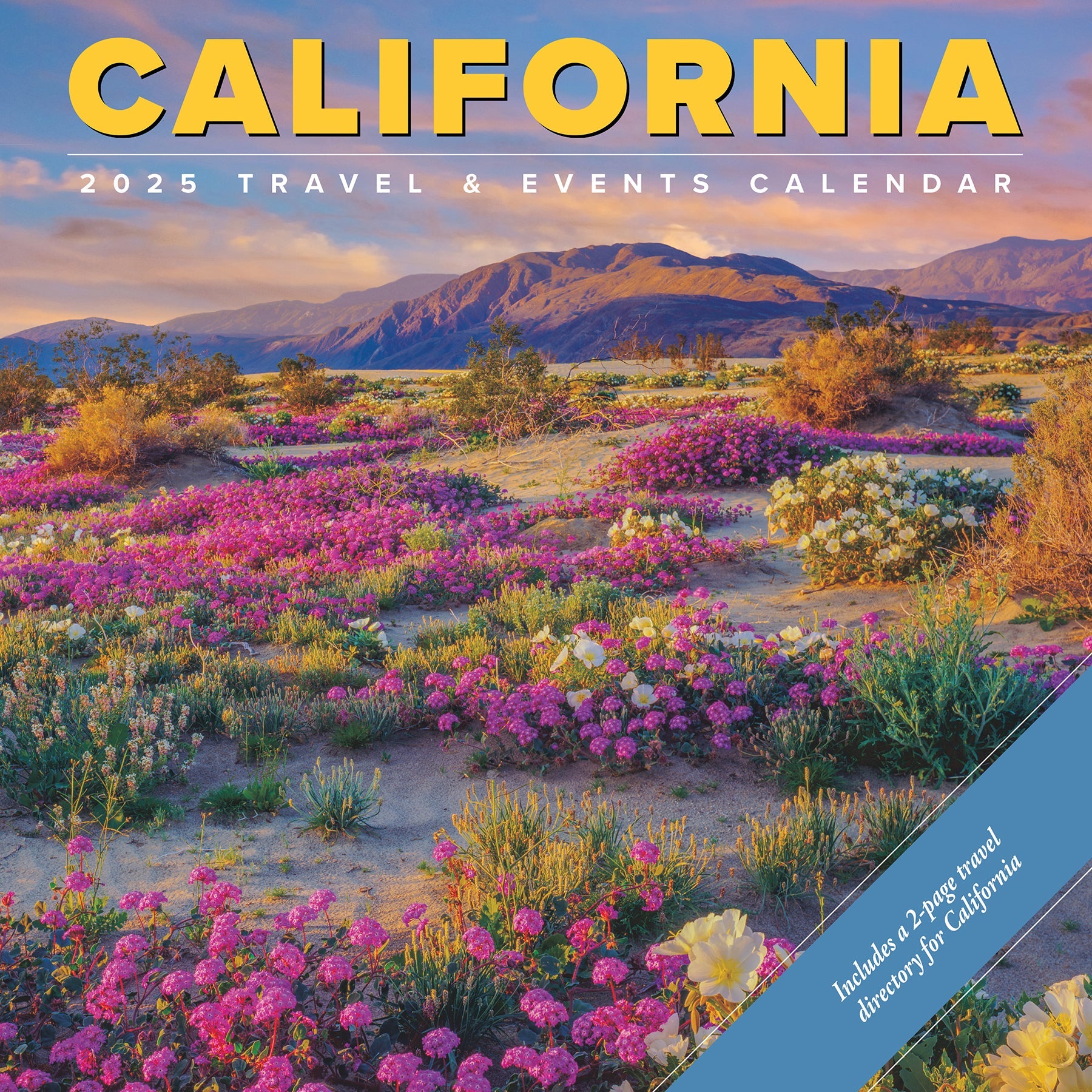 2025 California - Square Wall Calendar