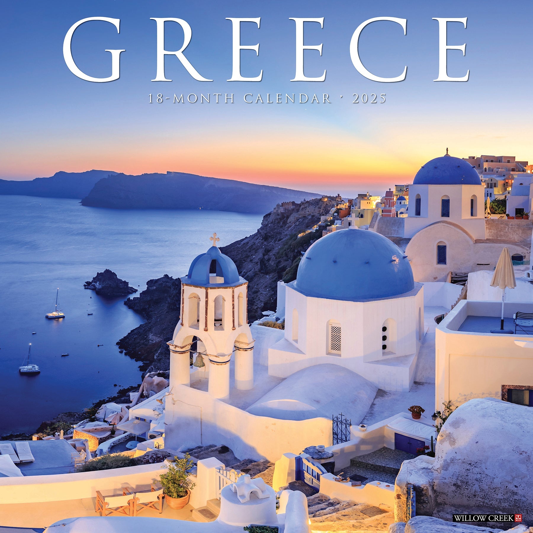 2025 Greece - Square Wall Calendar