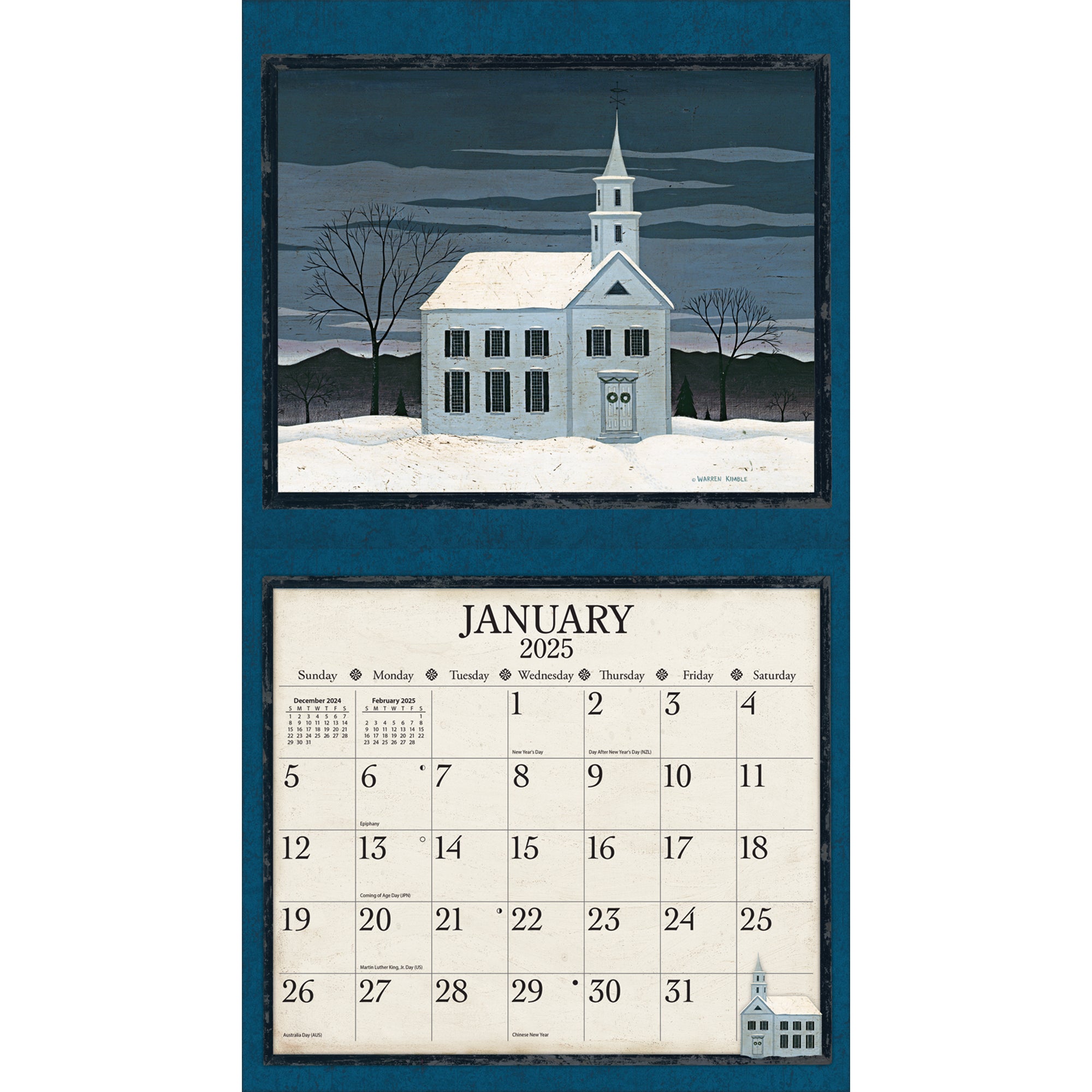 2025 Warren Kimble - LANG Deluxe Wall Calendar