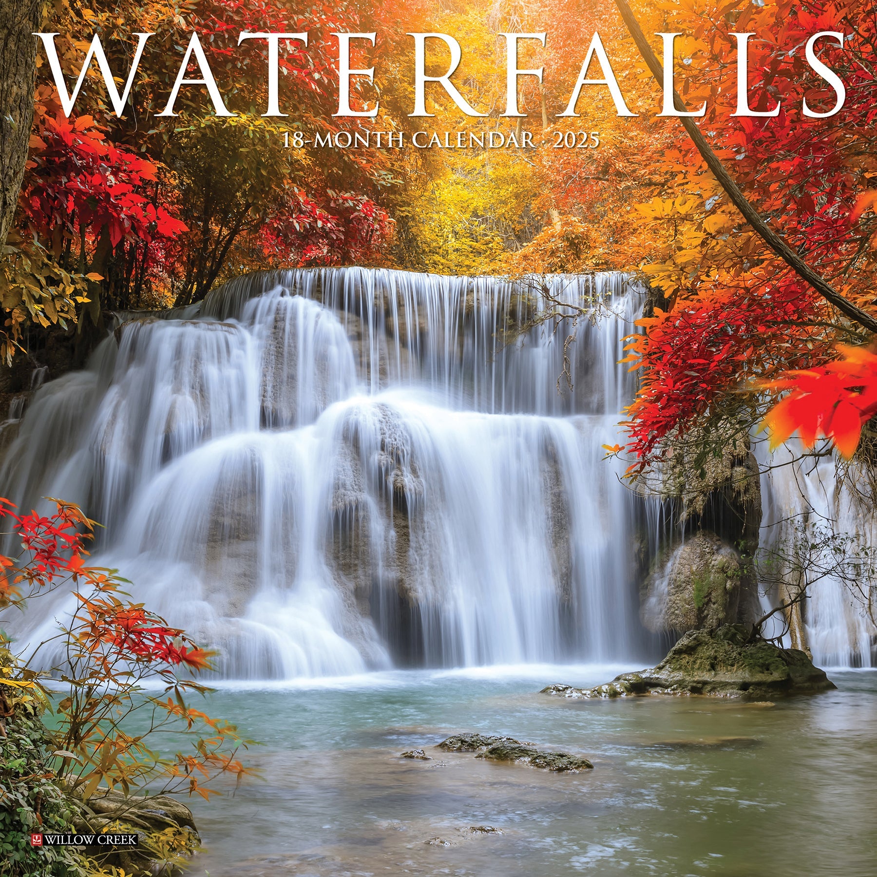 2025 Waterfalls - Mini Wall Calendar