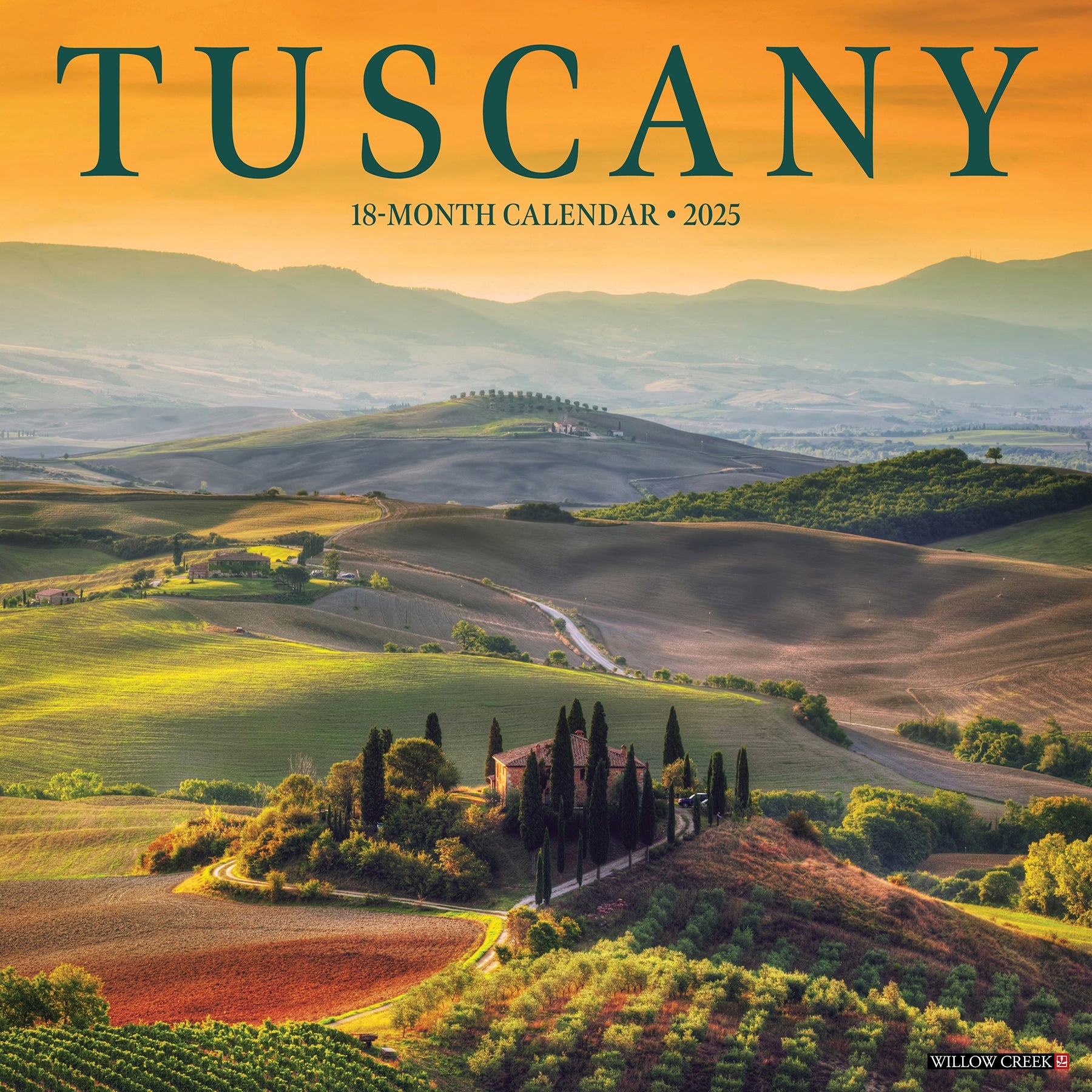 2025 Tuscany - Square Wall Calendar