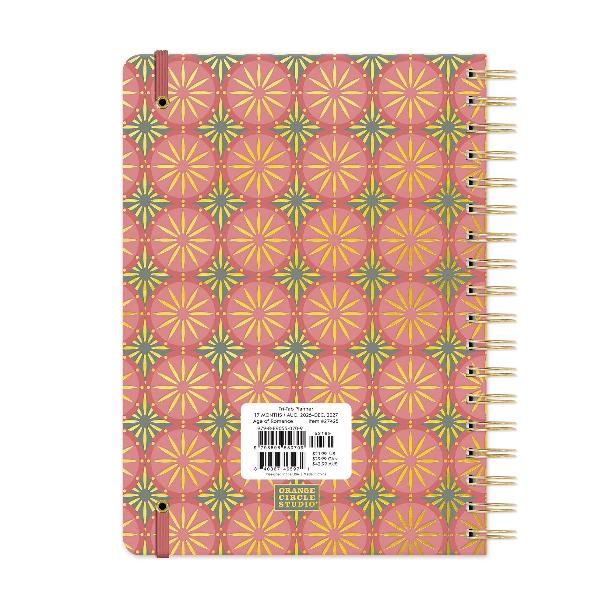 2027 Age of Romance Tri-Tab Planner