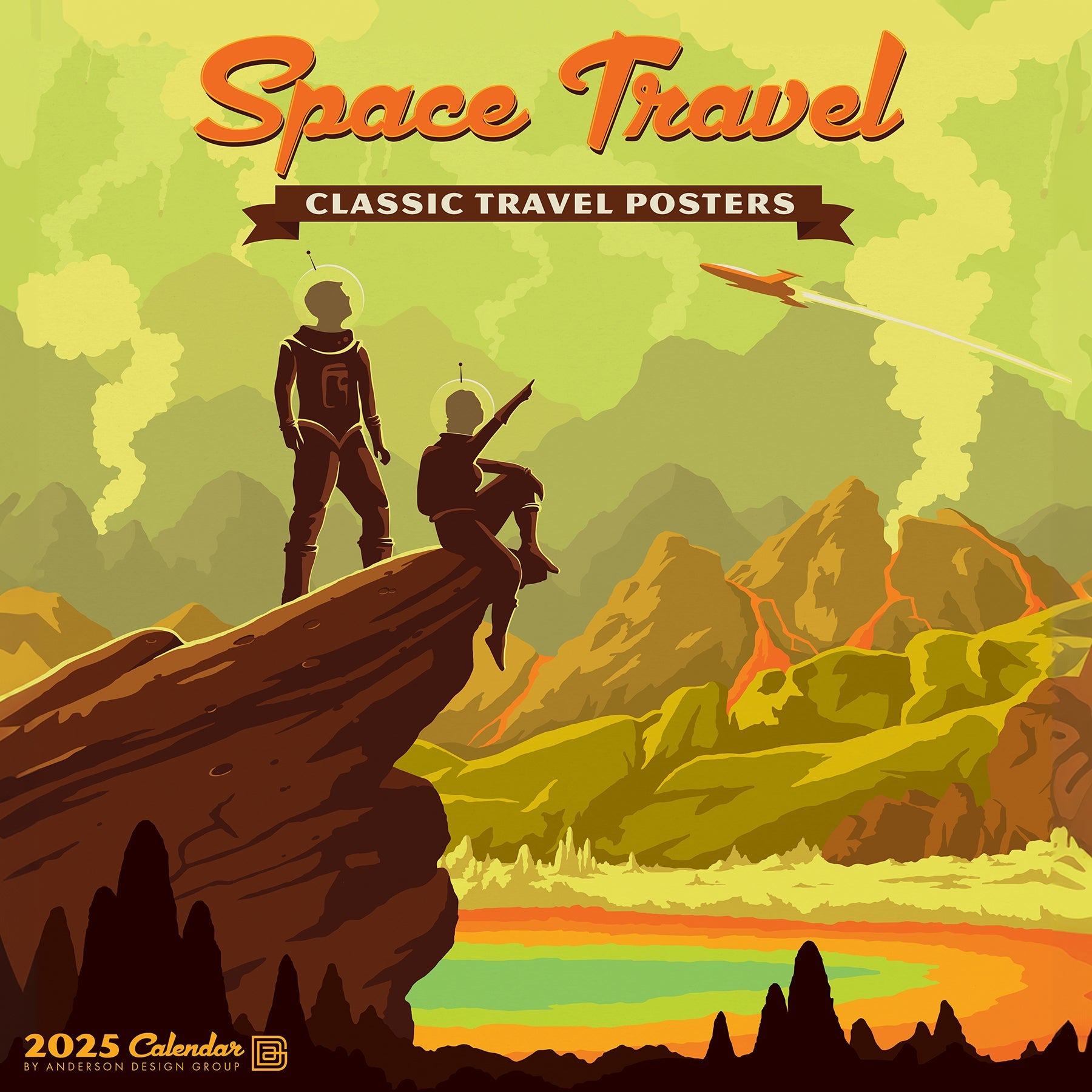 2025 Space Travel (ADG) - Square Wall Calendar