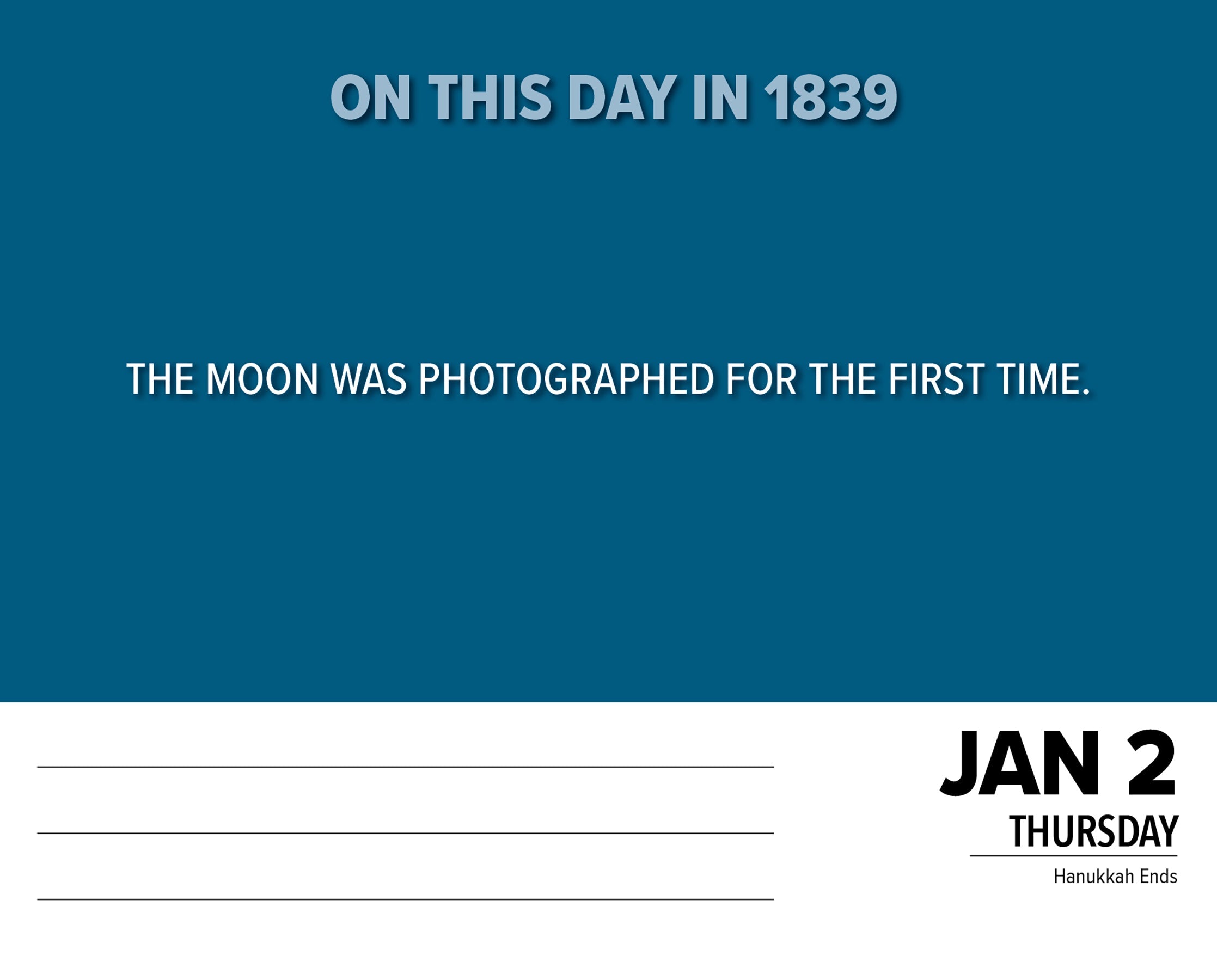 2025 365 Days of History - Daily Boxed Page-A-Day Calendar