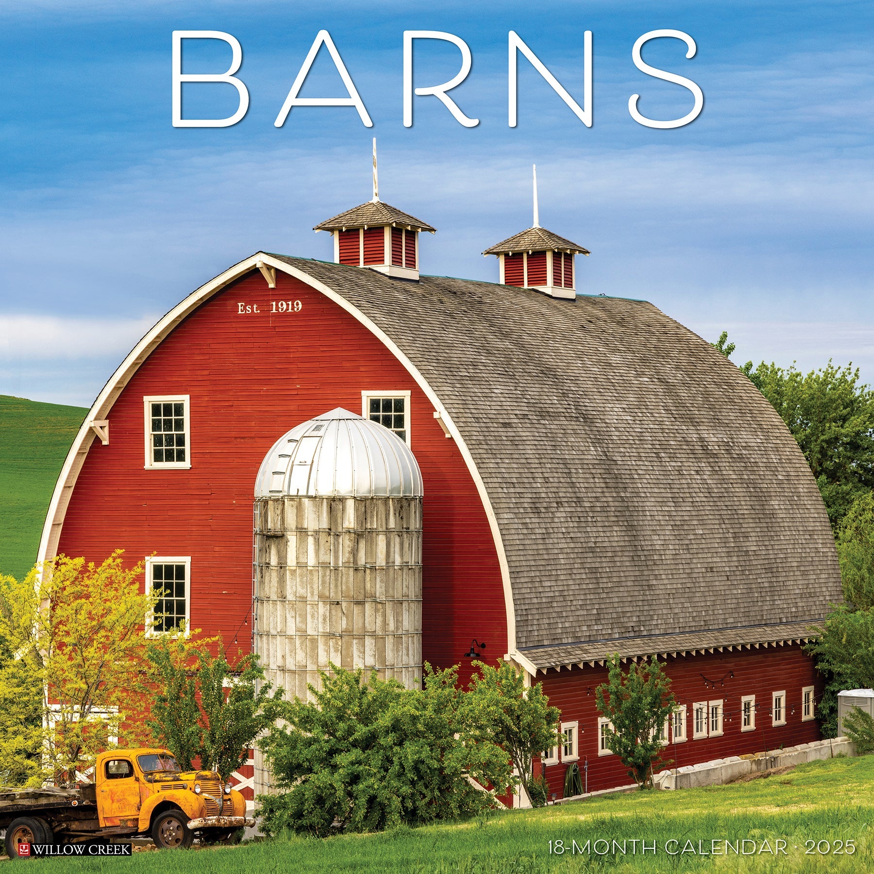 2025 Barns - Square Wall Calendar