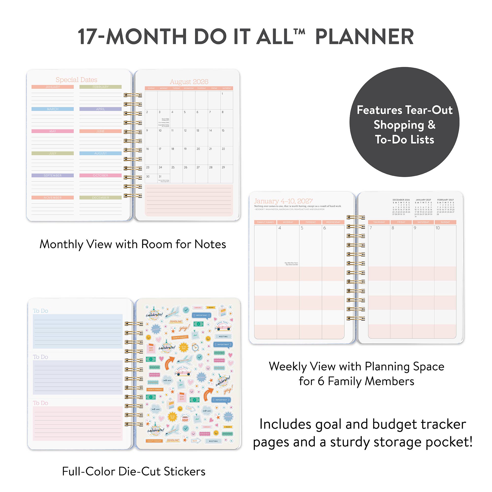 2027 Bella Flora Do It All™ Planner