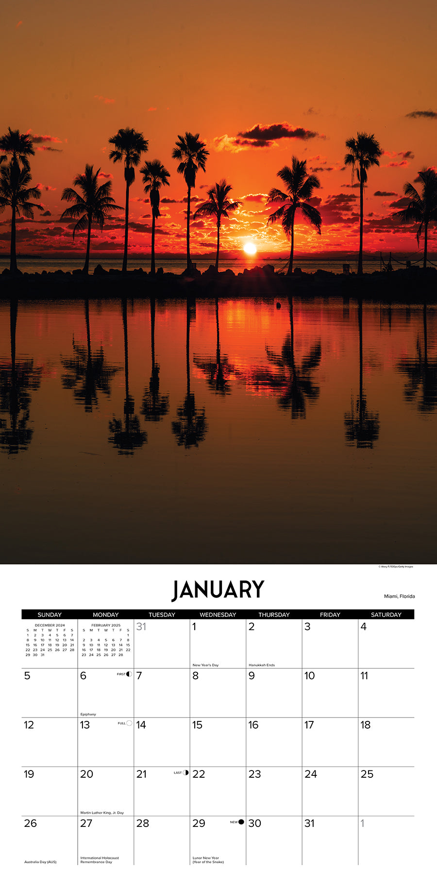 2025 Scenic America - Square Wall Calendar