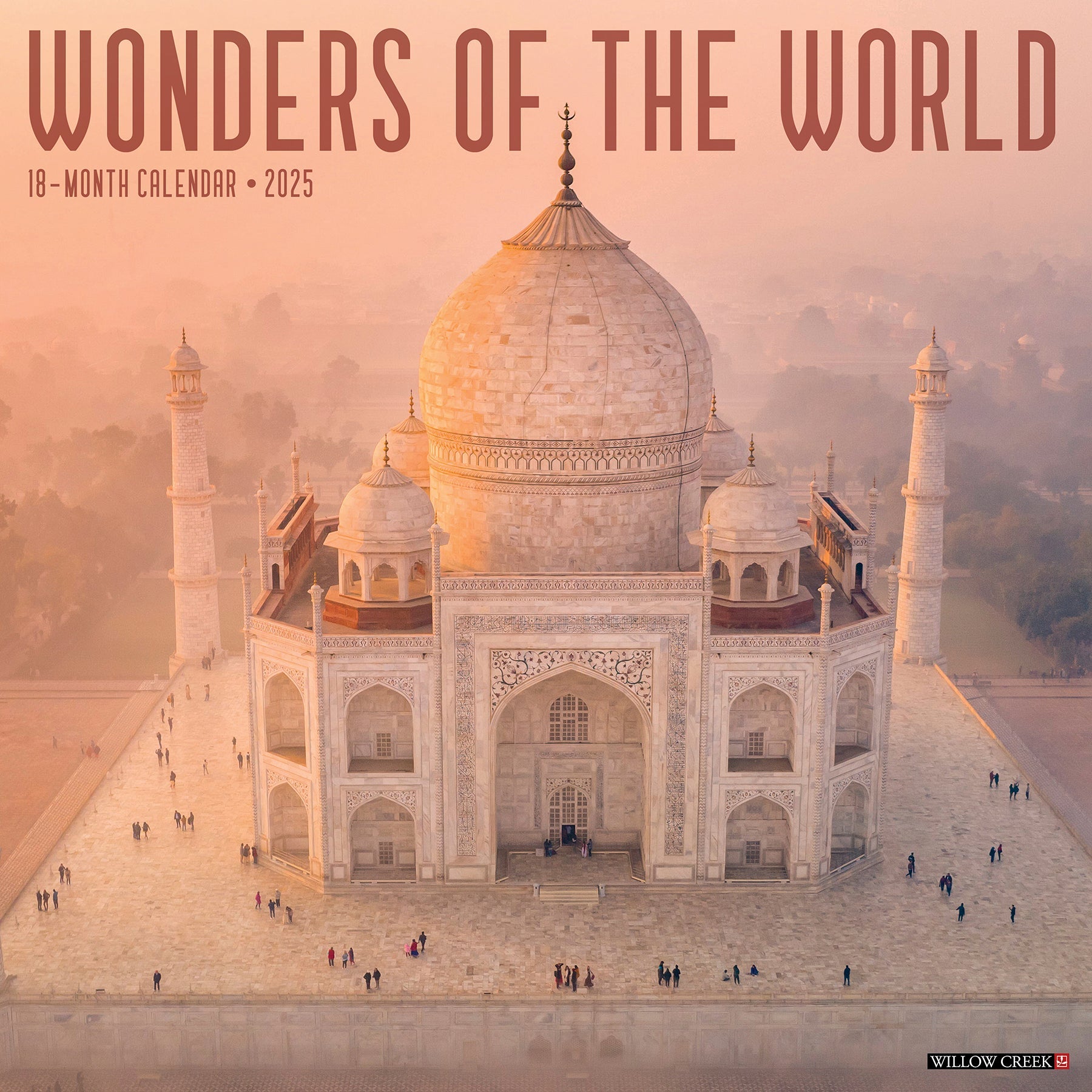 2025 Wonders of the World - Square Wall Calendar