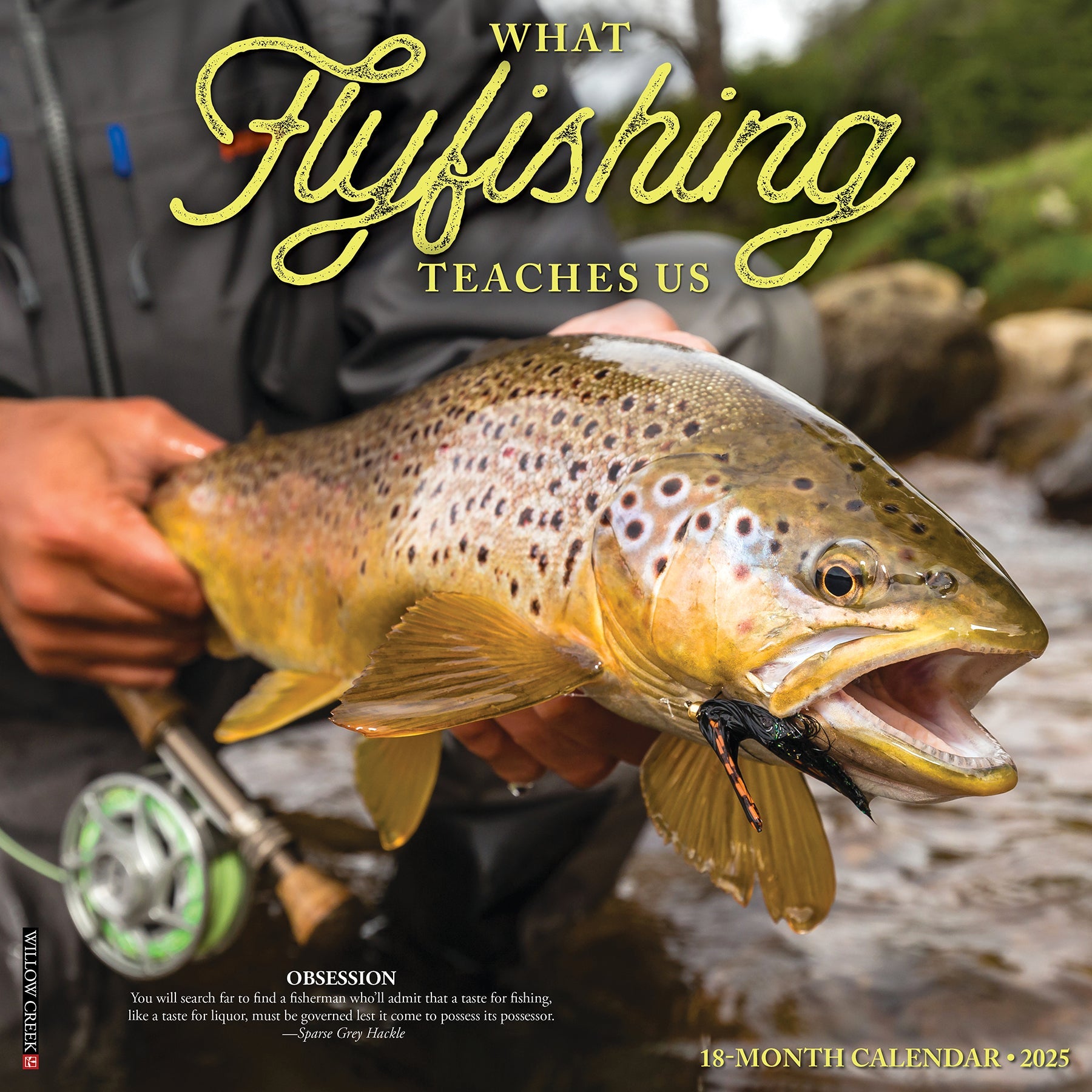 2025 What Fly Fishing Teaches Us - Square Wall Calendar