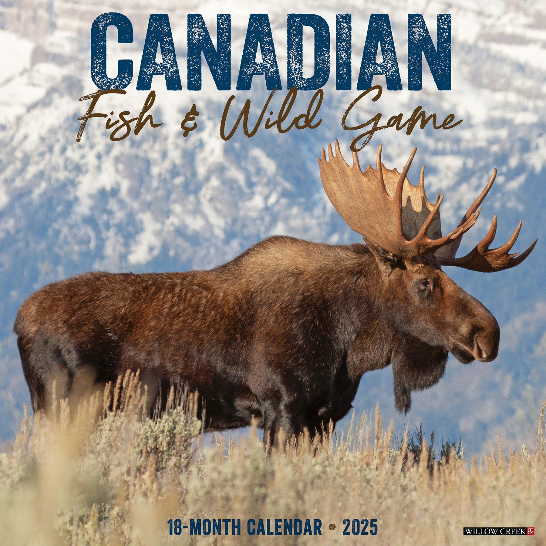 2025 Canadian Fish & Wild Game - Square Wall Calendar