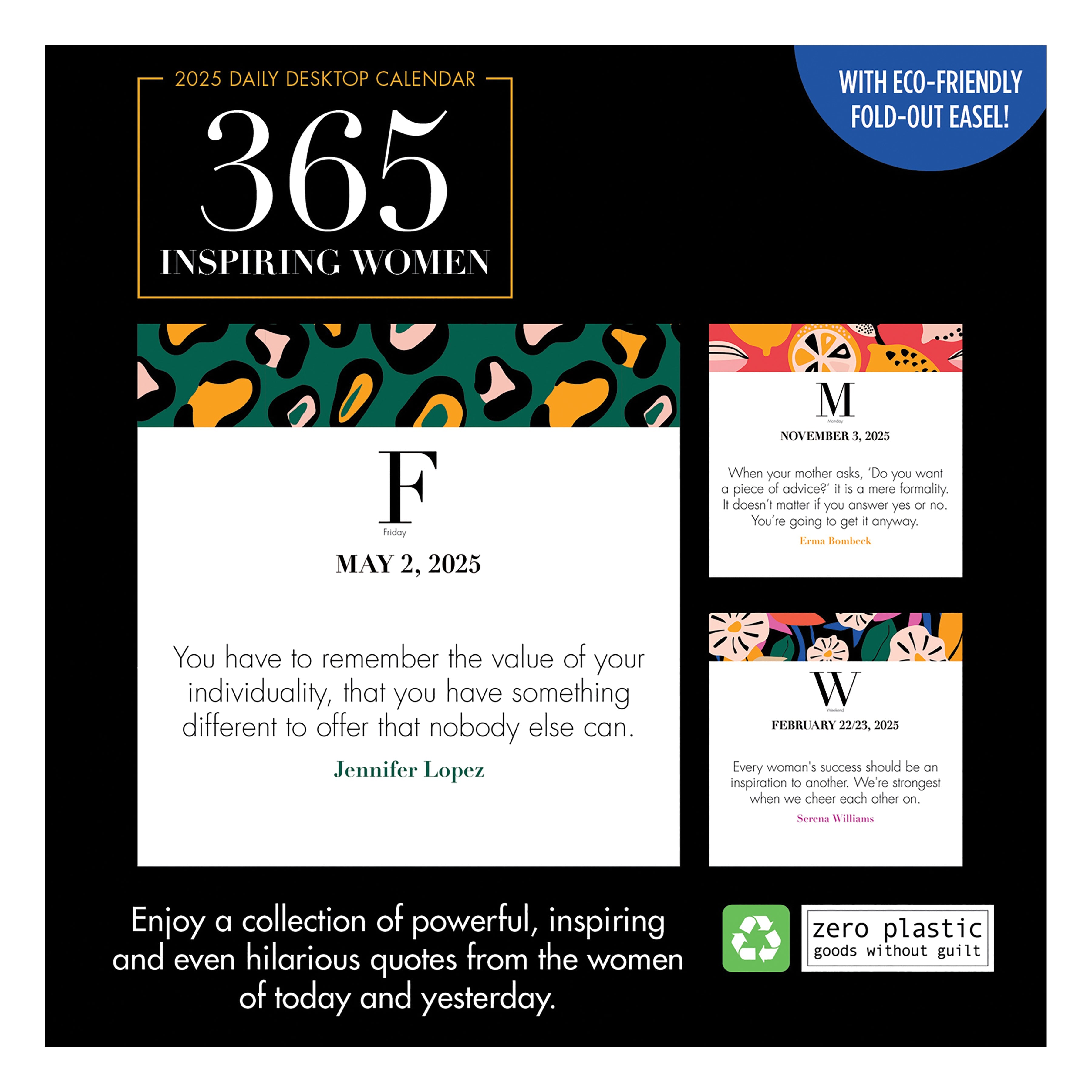 2025 365 Inspiring Women - Daily Boxed Page-A-Day Calendar