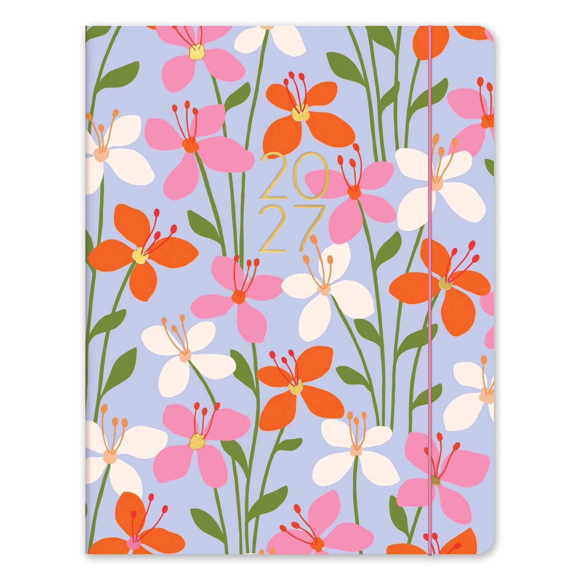 2027 Secret Garden English-Spanish Bilingual Just Right Monthly Planner