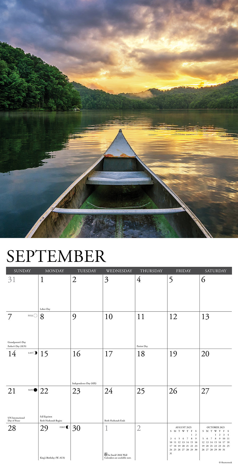 2025 LakeLife - Square Wall Calendar