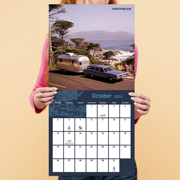 2025 Airstream: Heritage - Square Wall Calendar