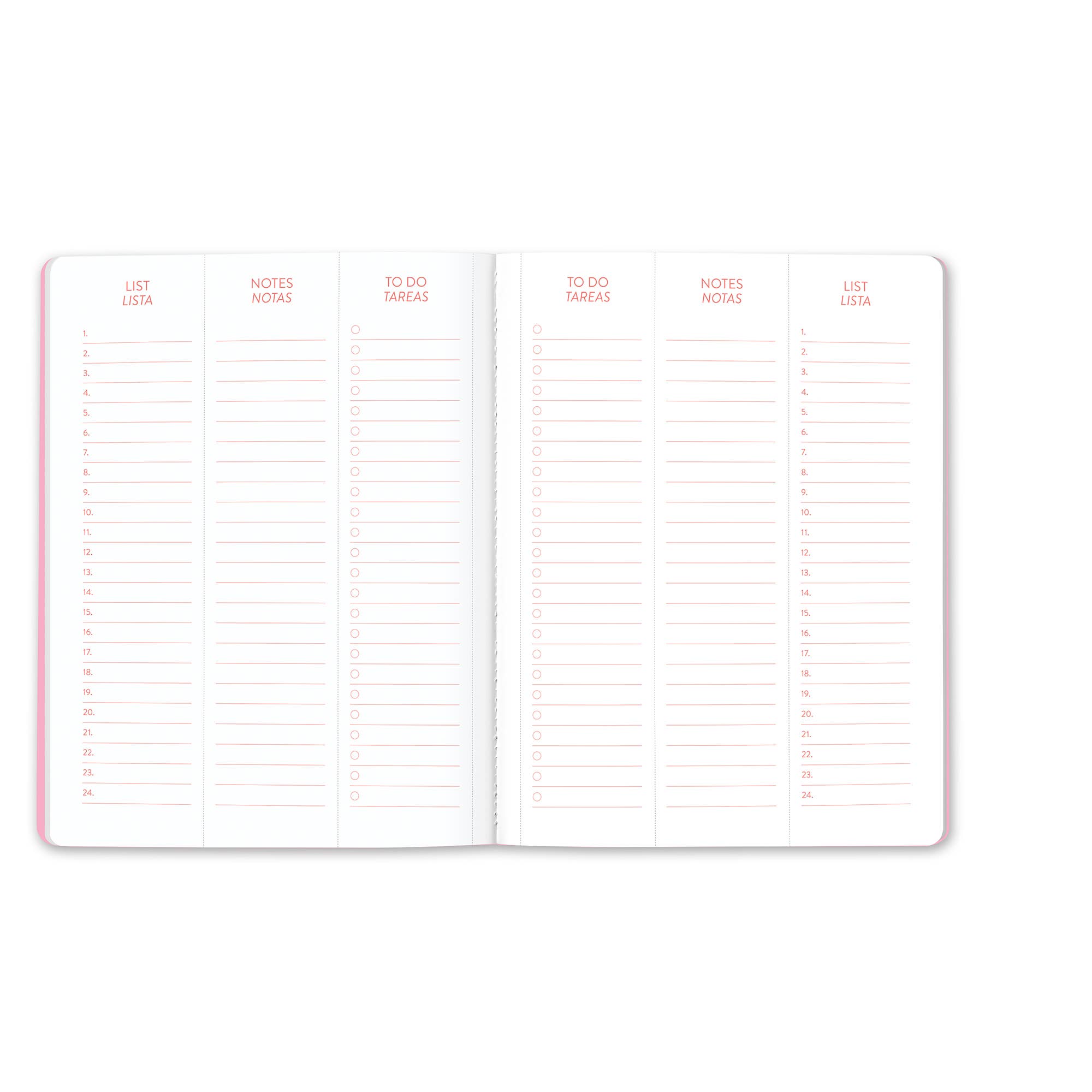 2027 Secret Garden English-Spanish Bilingual Just Right Monthly Planner
