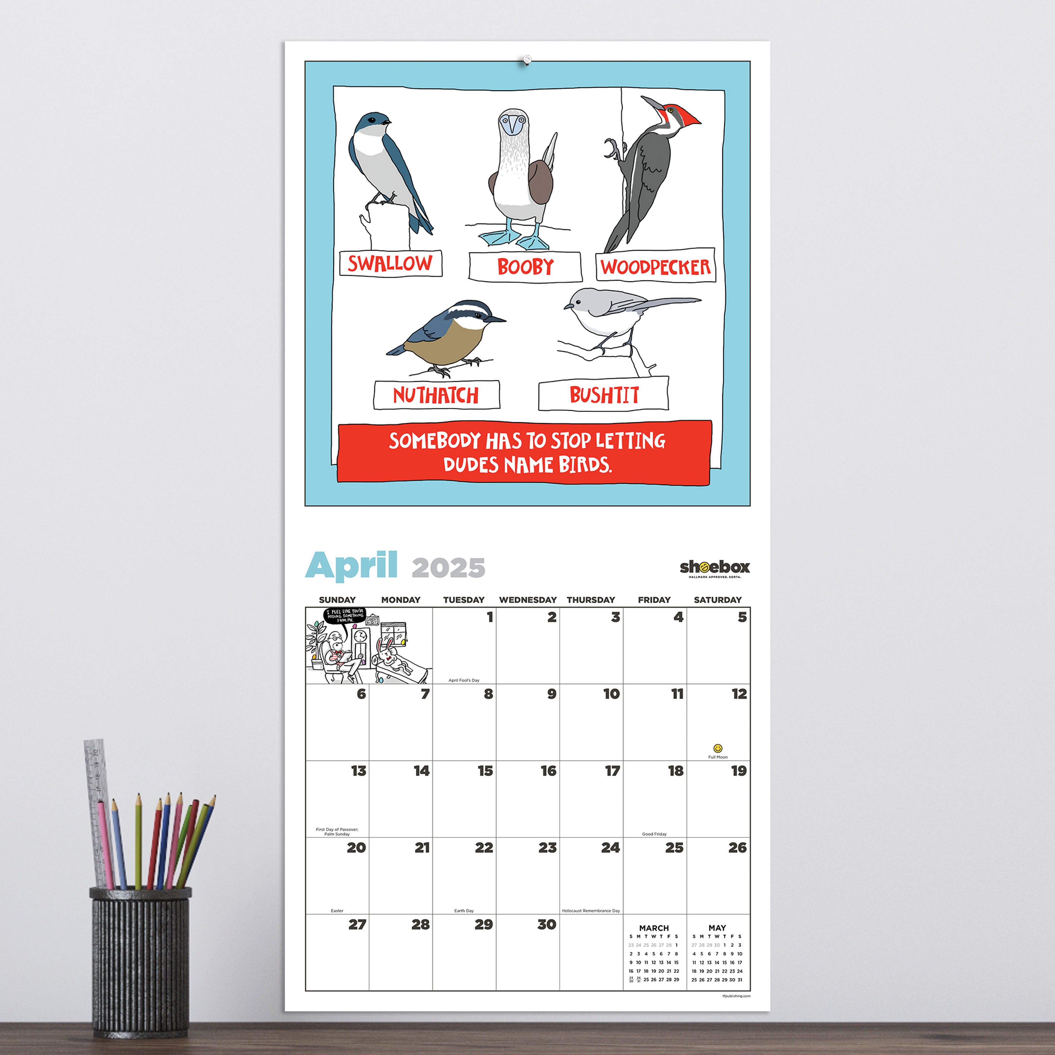 2025 Shoebox - Square Wall Calendar