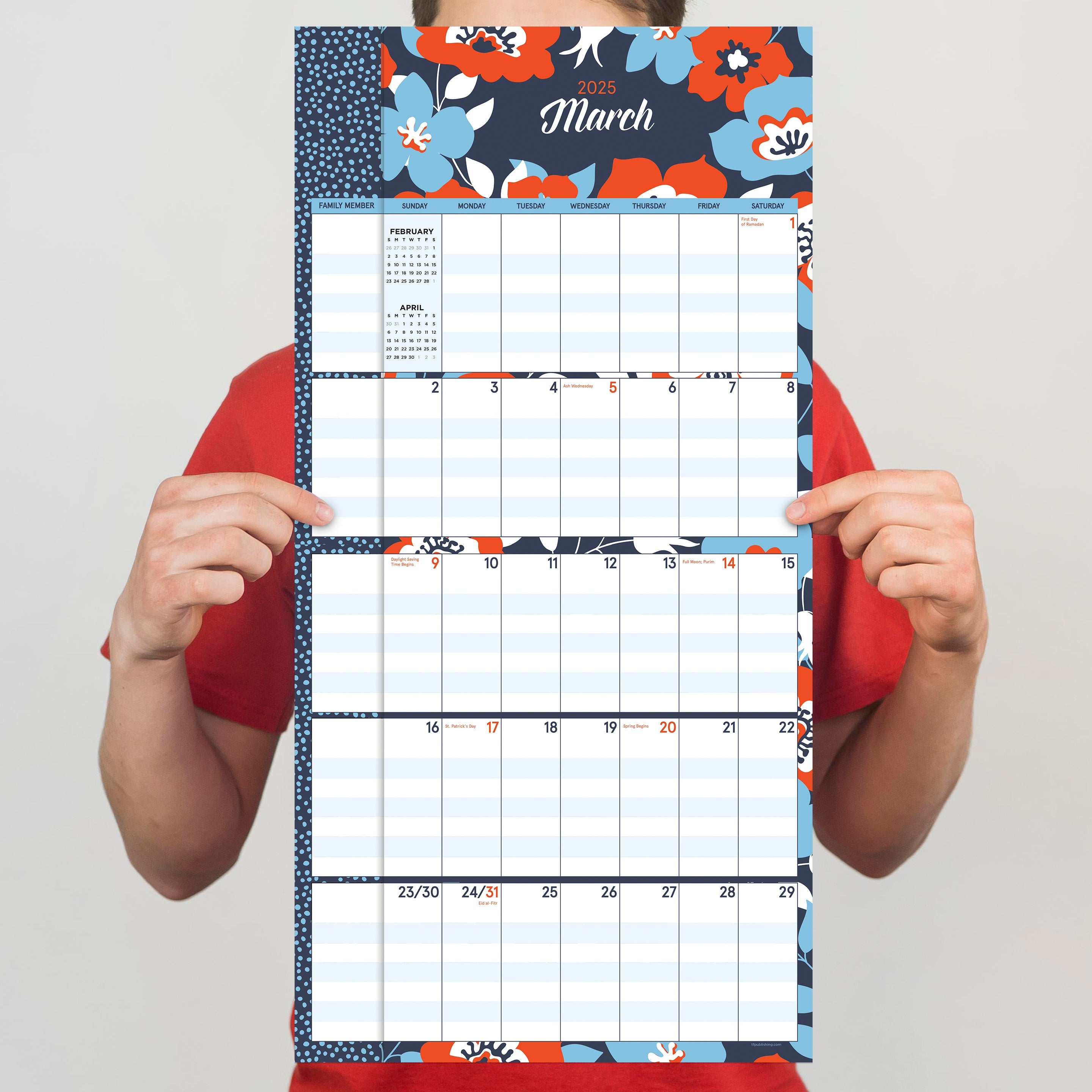 2025 Mom's Manager - Square Wall Calendar