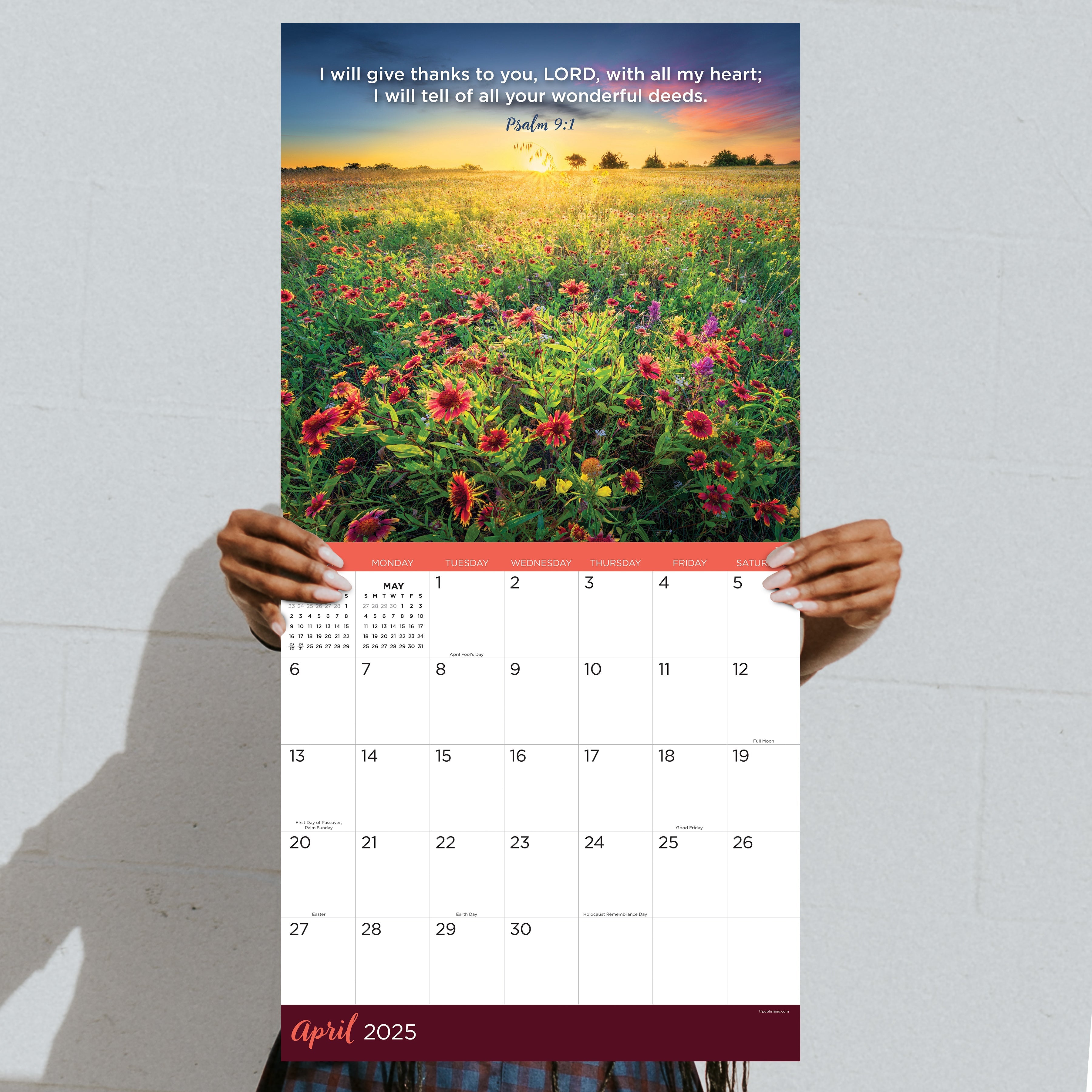 2025 Psalms - Square Wall Calendar