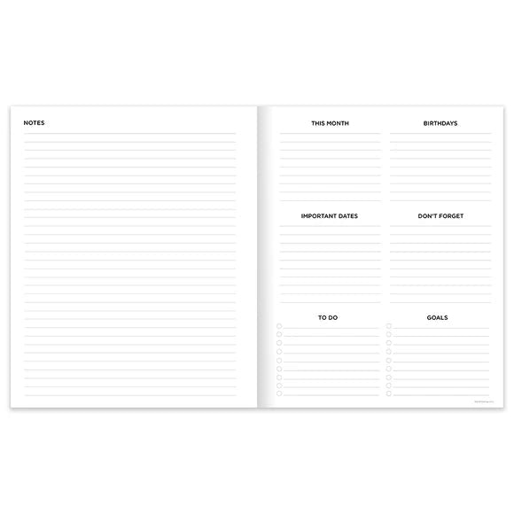 2025 Naval Stripes - Large Monthly Diary/Planner