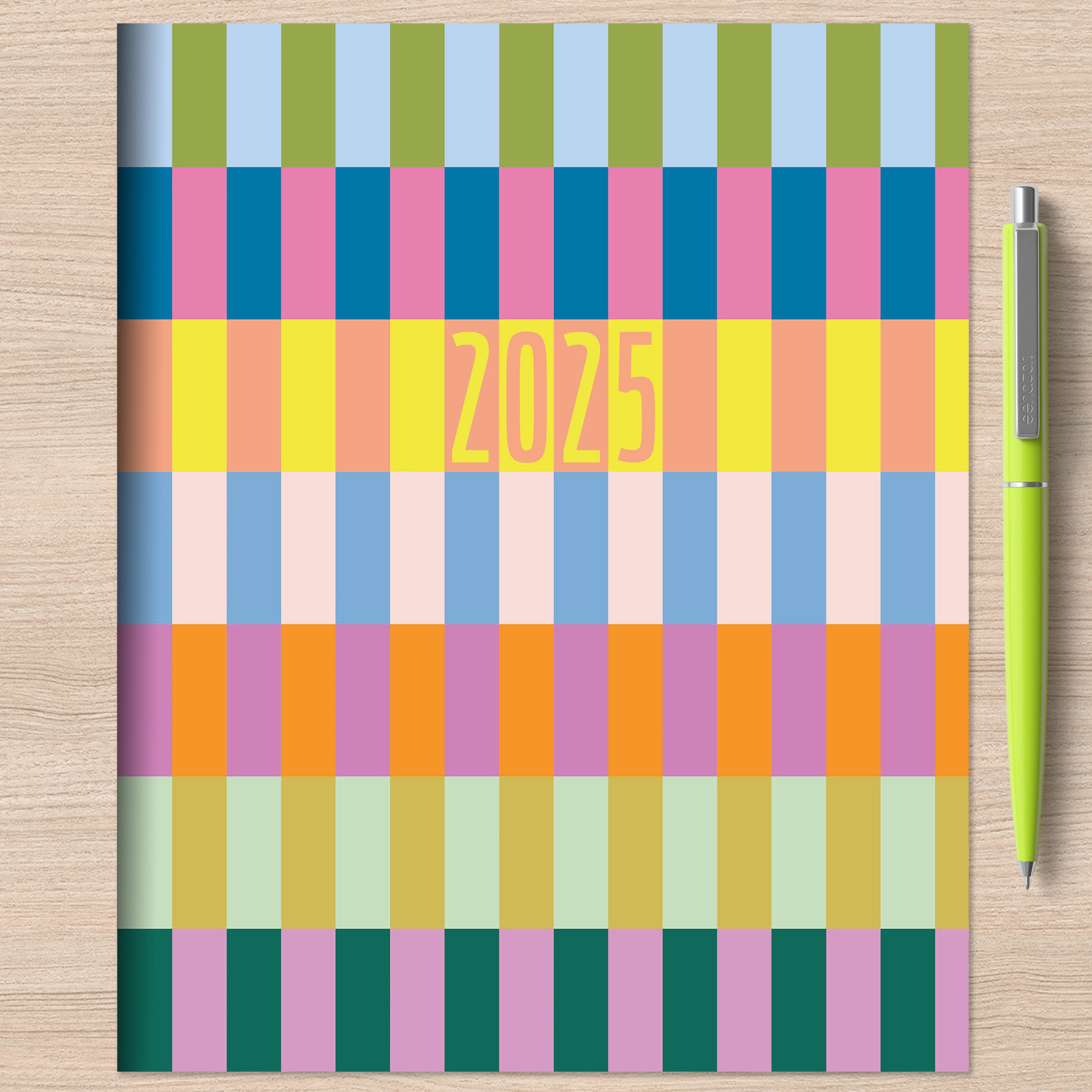 2025 Color Stacks - Medium Monthly Diary/Planner