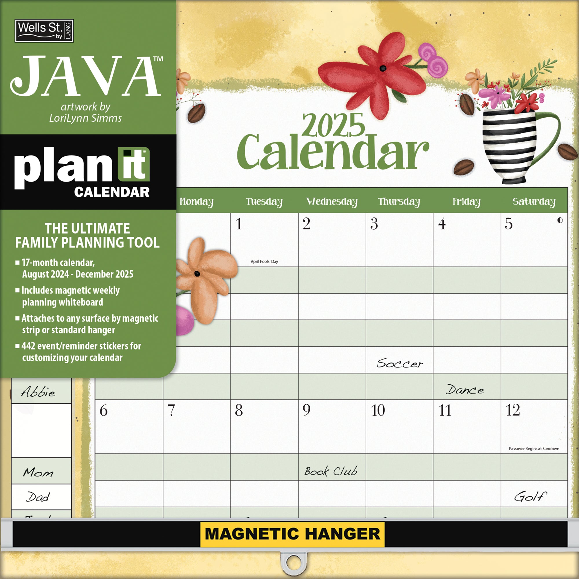 2025 Java - LANG Plant It Square Wall Calendar