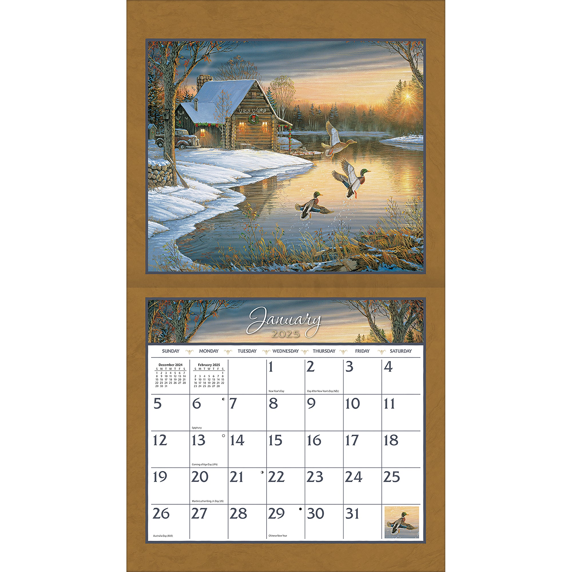 2025 Meadowland By Sam Timm - LANG Deluxe Wall Calendar
