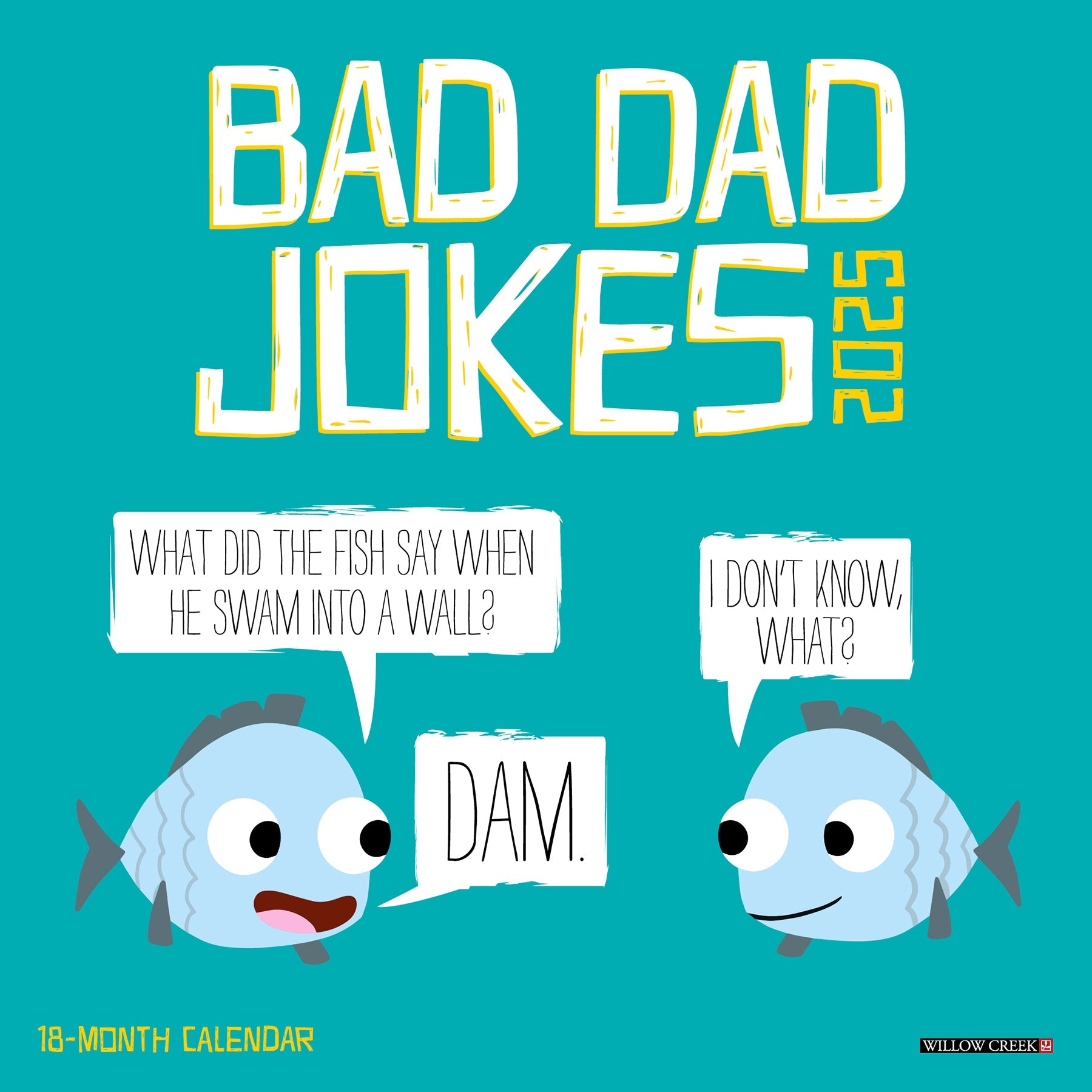 2025 Bad Dad Jokes - Mini Wall Calendar