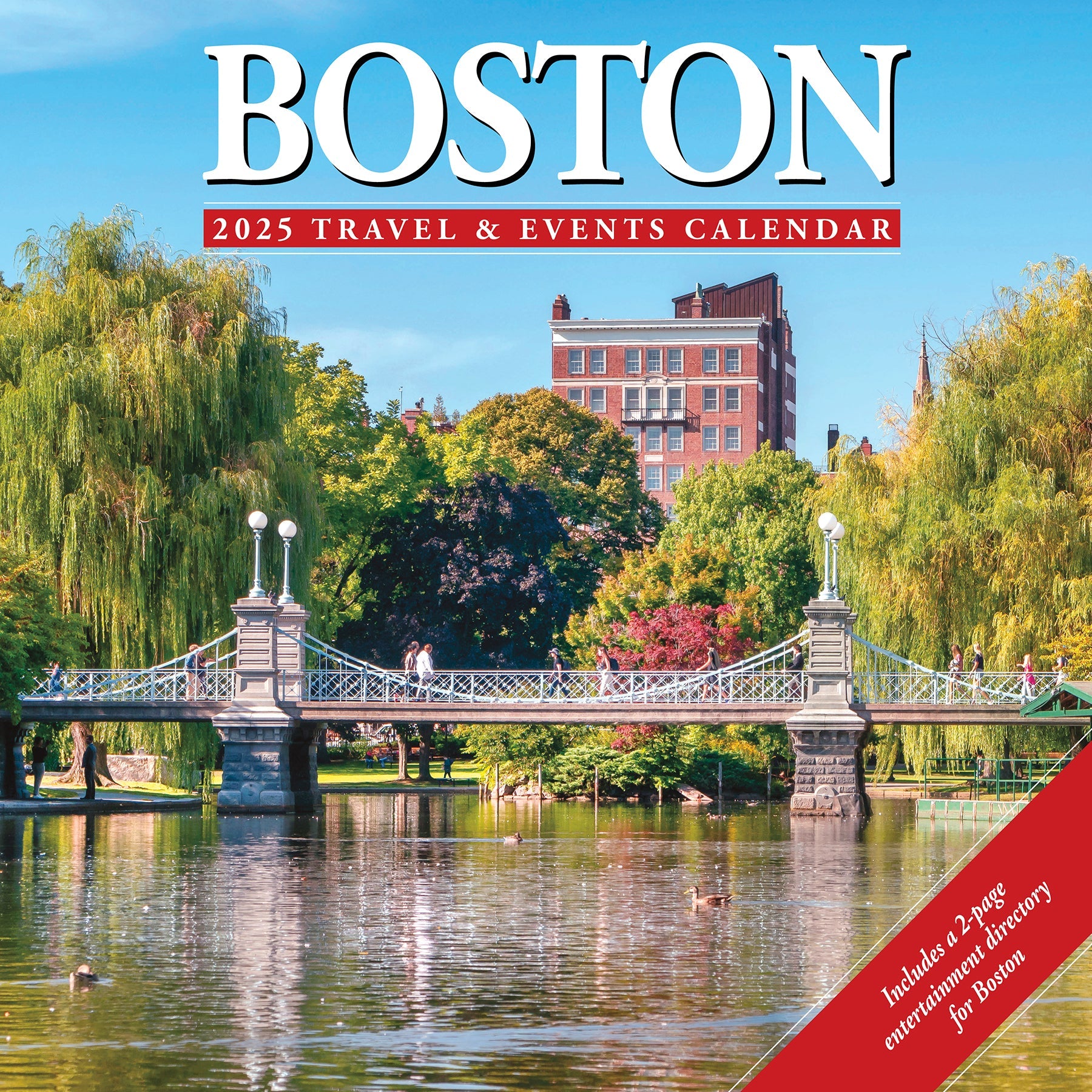 2025 Boston - Square Wall Calendar