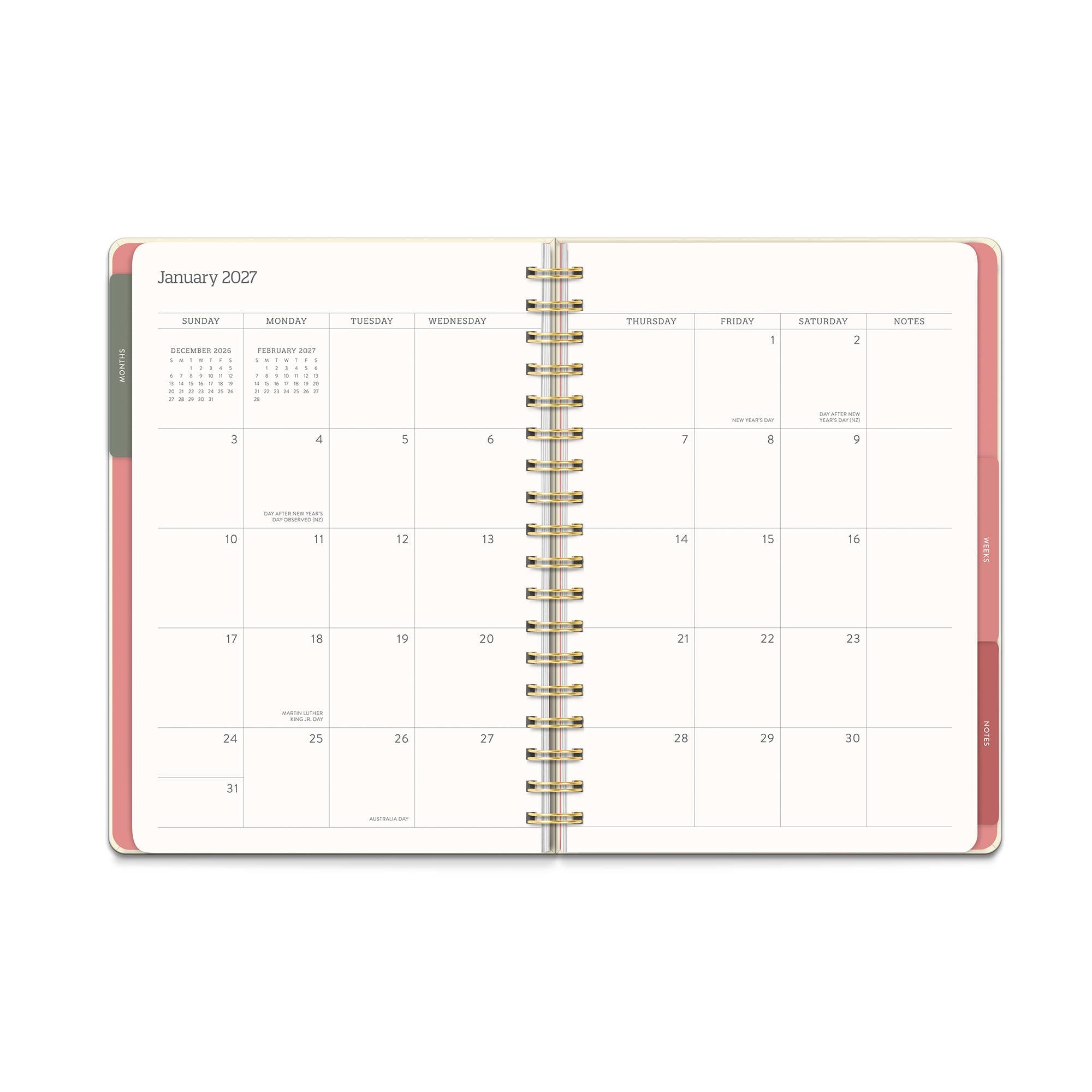 2027 Age of Romance Tri-Tab Planner
