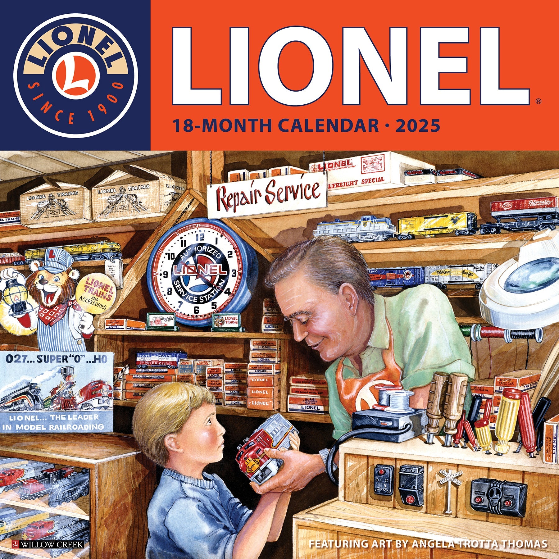 2025 Lionel - Square Wall Calendar