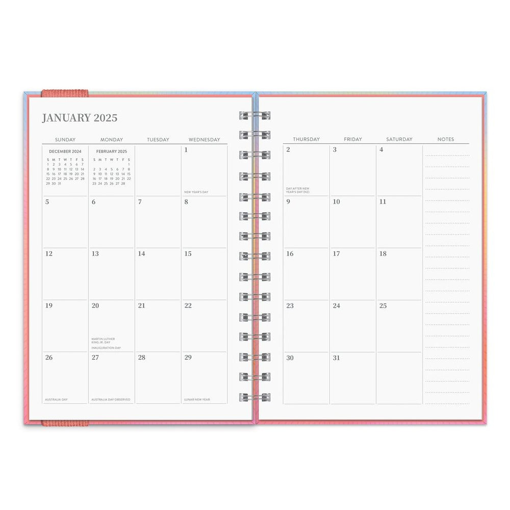 2025 At First Light Oliver - Weekly & Monthly Diary/Planner by Orange Circle Studio
