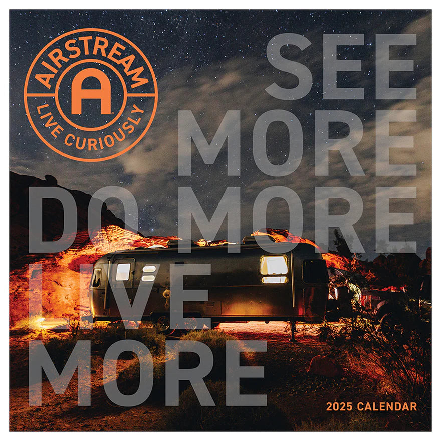 2025 Airstream: Live Riveted - Square Wall Calendar