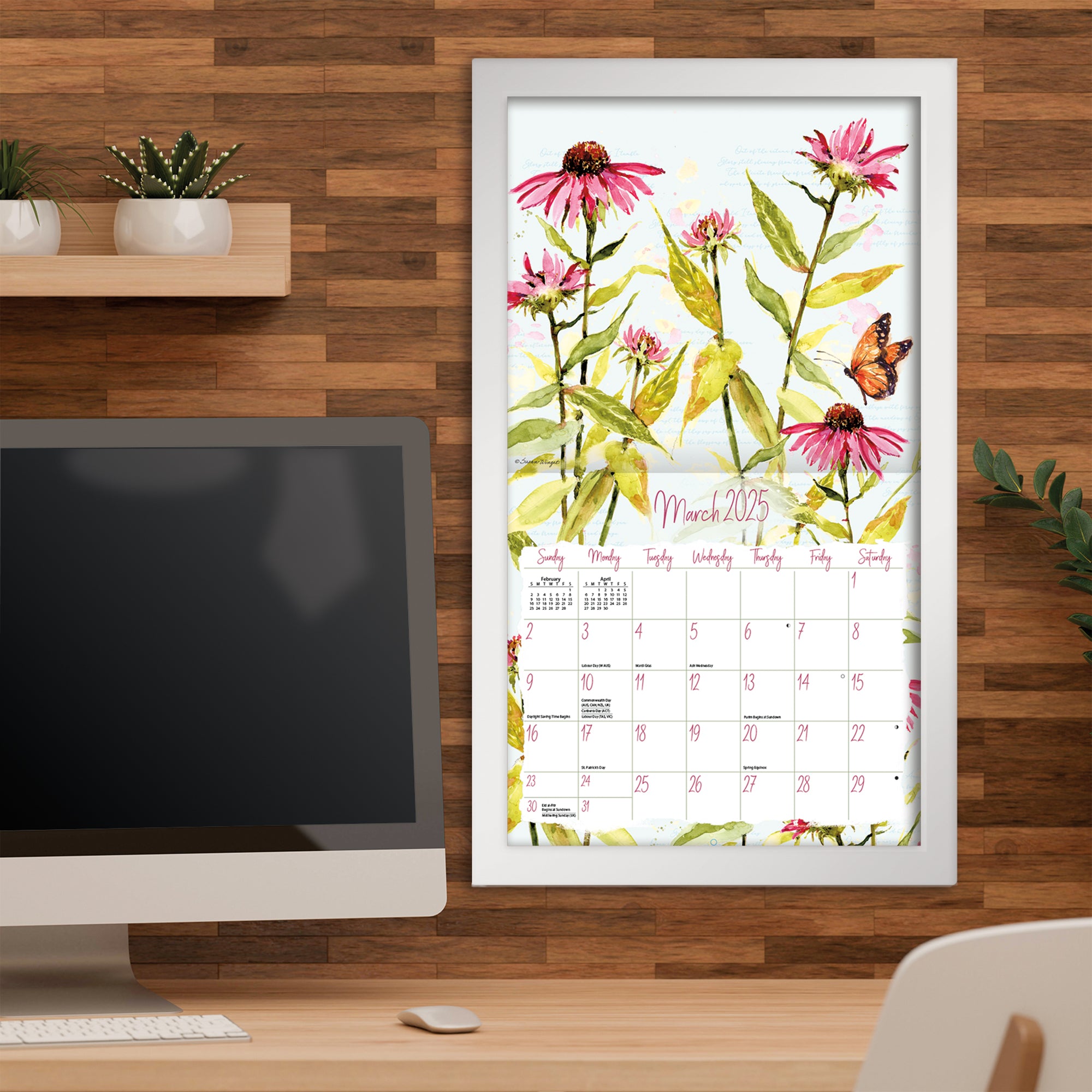 2025 Eden by Susan Winget - LANG Deluxe Wall Calendar
