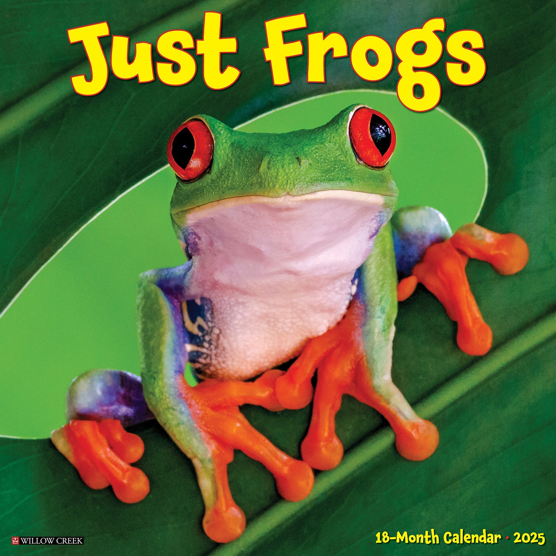 2025 Frogs - Square Wall Calendar