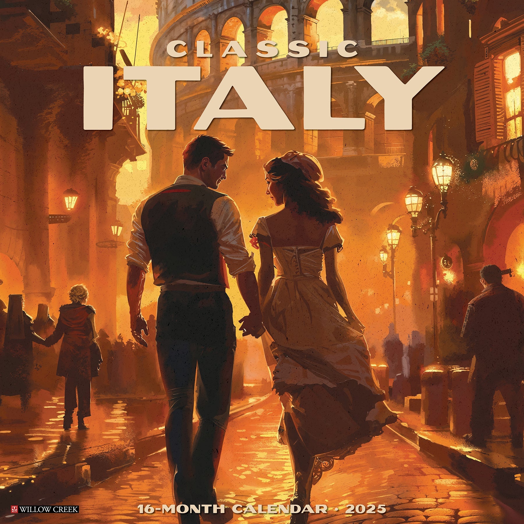 2025 Classic Italy - Square Wall Calendar