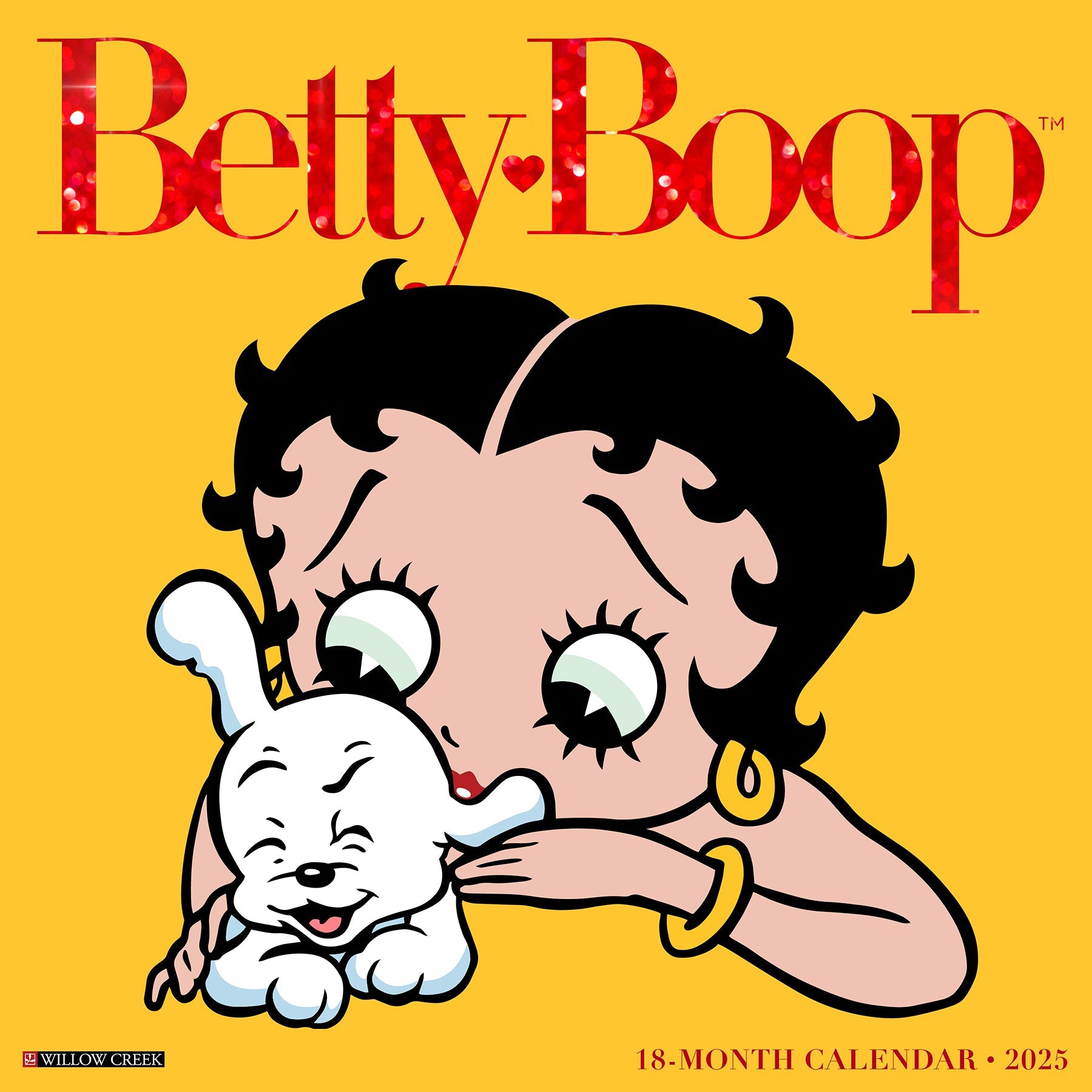 2025 Betty Boop (w/foil) - Square Wall Calendar