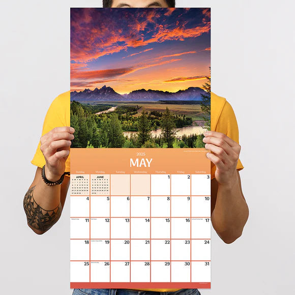 2025 Sunsets - Square Wall Calendar