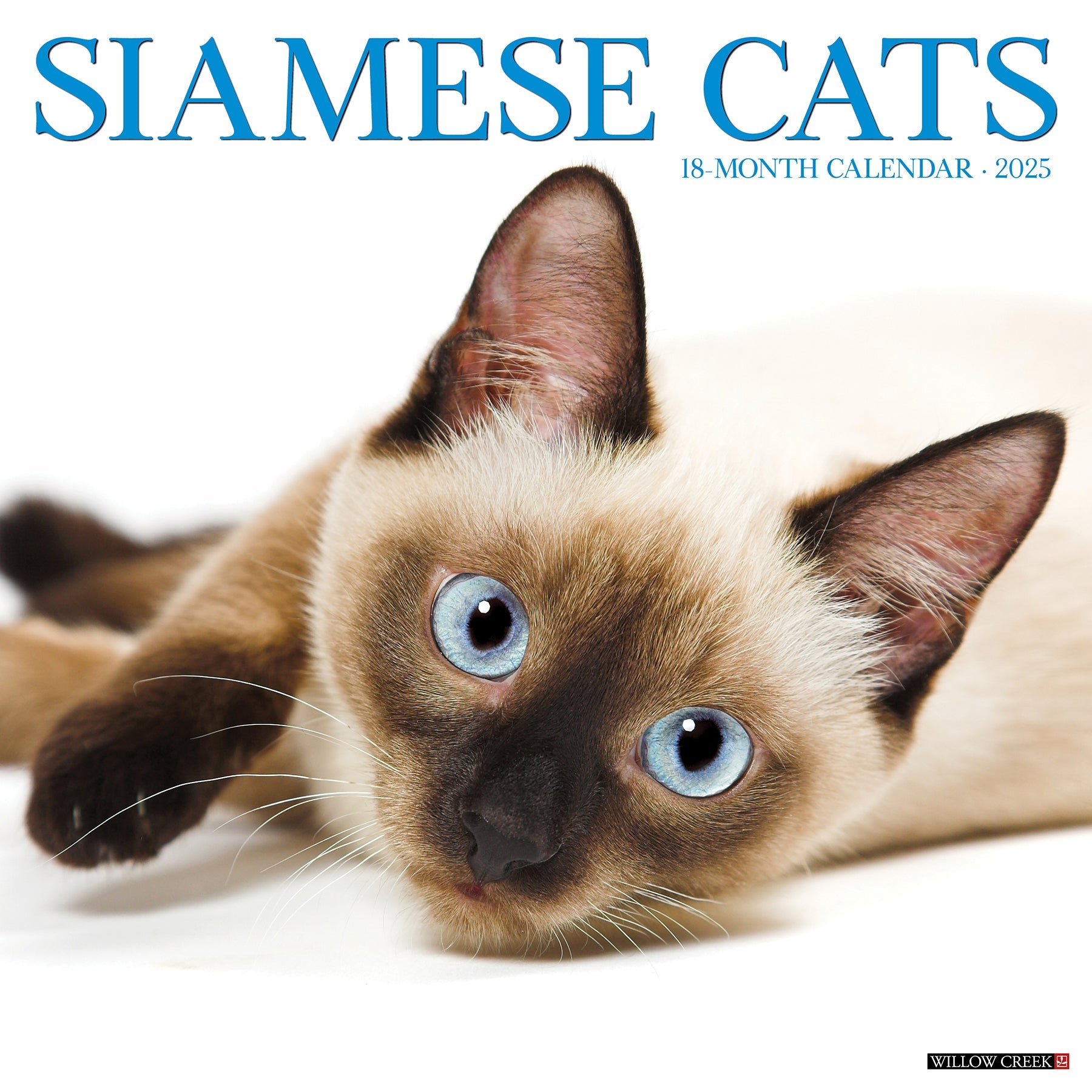 2025 Siamese Cats - Square Wall Calendar
