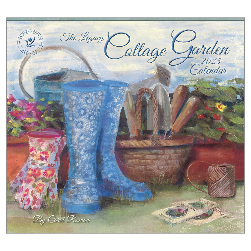 2025 Cottage Garden - Legacy Deluxe Wall Calendar