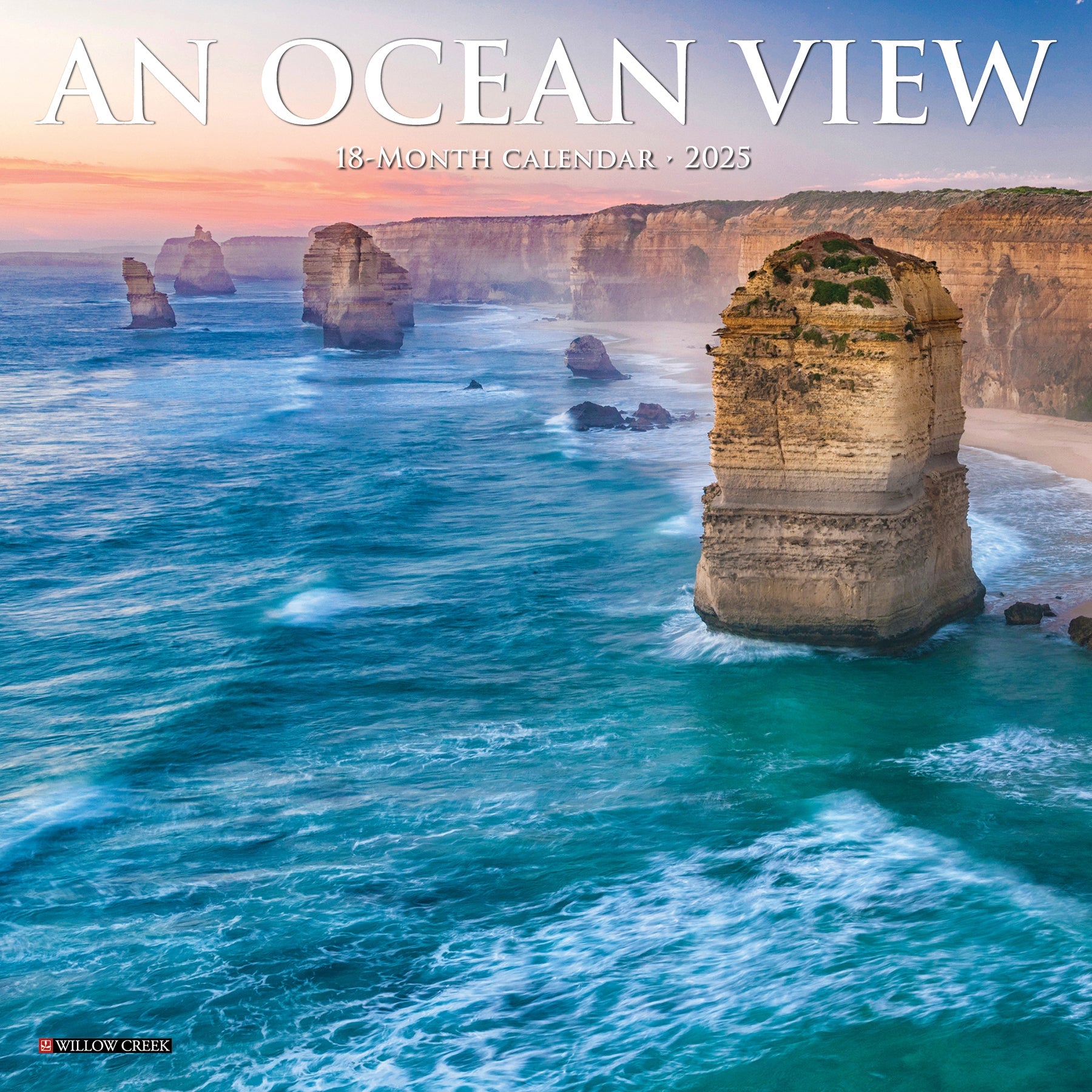 2025 Ocean View - Mini Wall Calendar