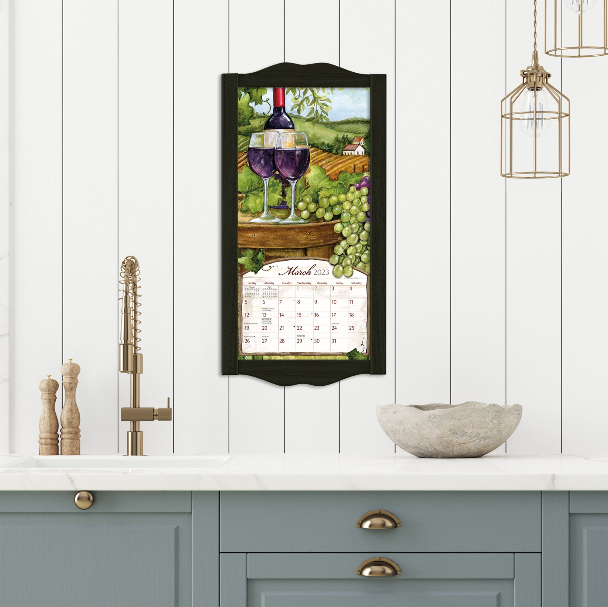 2025 Wine Country - LANG Slim Wall Calendar