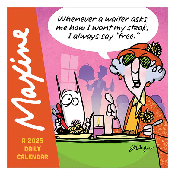 2025 Maxine - Daily Boxed Page-A-Day Calendar